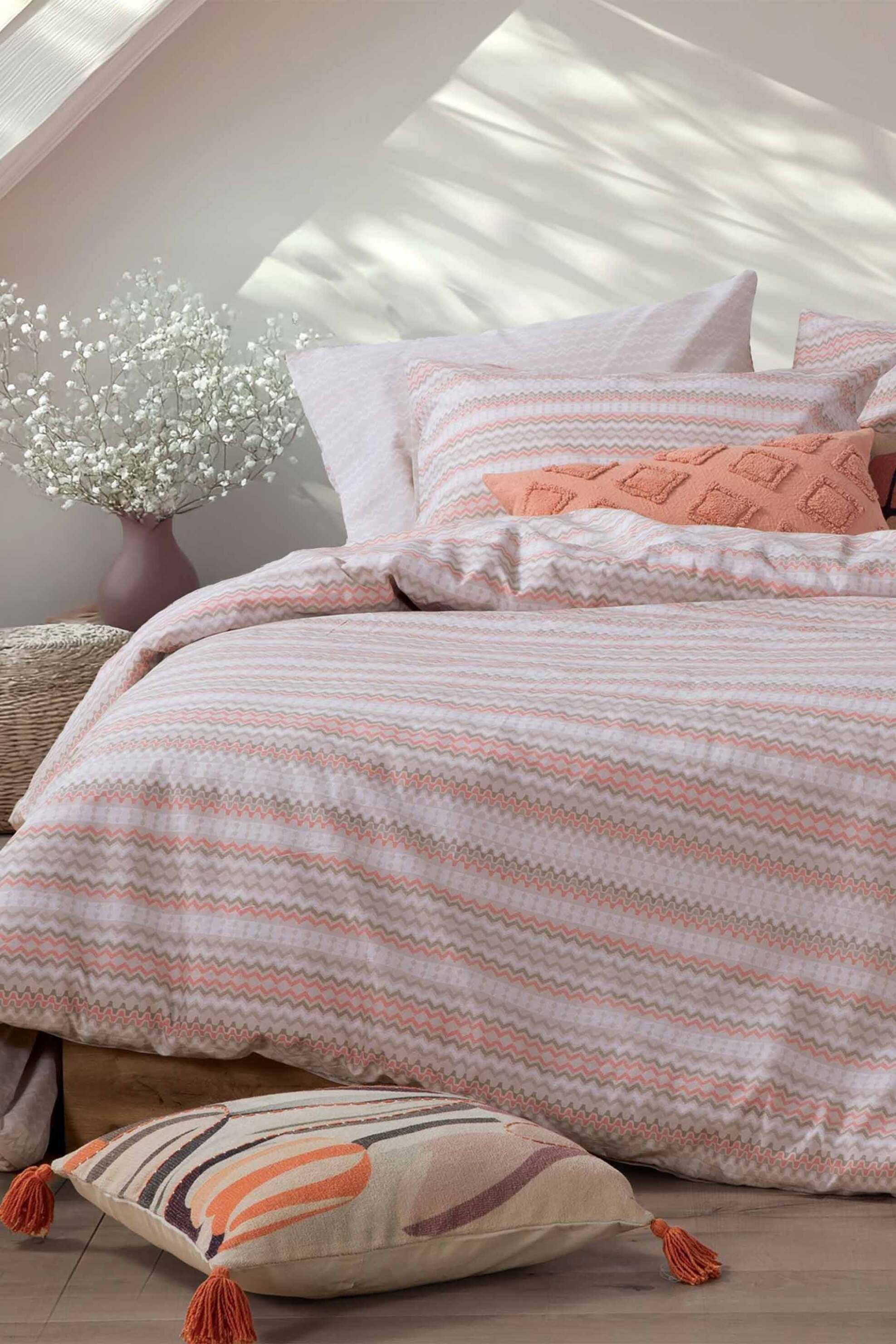 NEF-NEF σετ σεντόνια μονά με λάστιχο και μαξιλαροθήκη 170 x 270 cm "Quantro" (3 τεμάχια) - 037482 Μπεζ