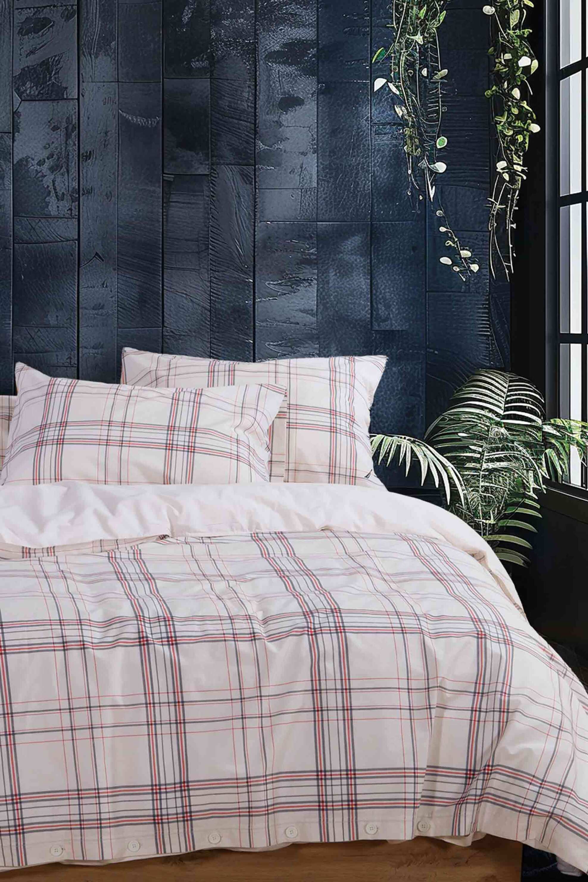 NEF-NEF σετ σεντόνια υπέρδιπλα με μαξιλαροθήκες 240 x 270 cm "Nautica-Nau Navigate" (4 τεμάχια) - 037632 Εκρού