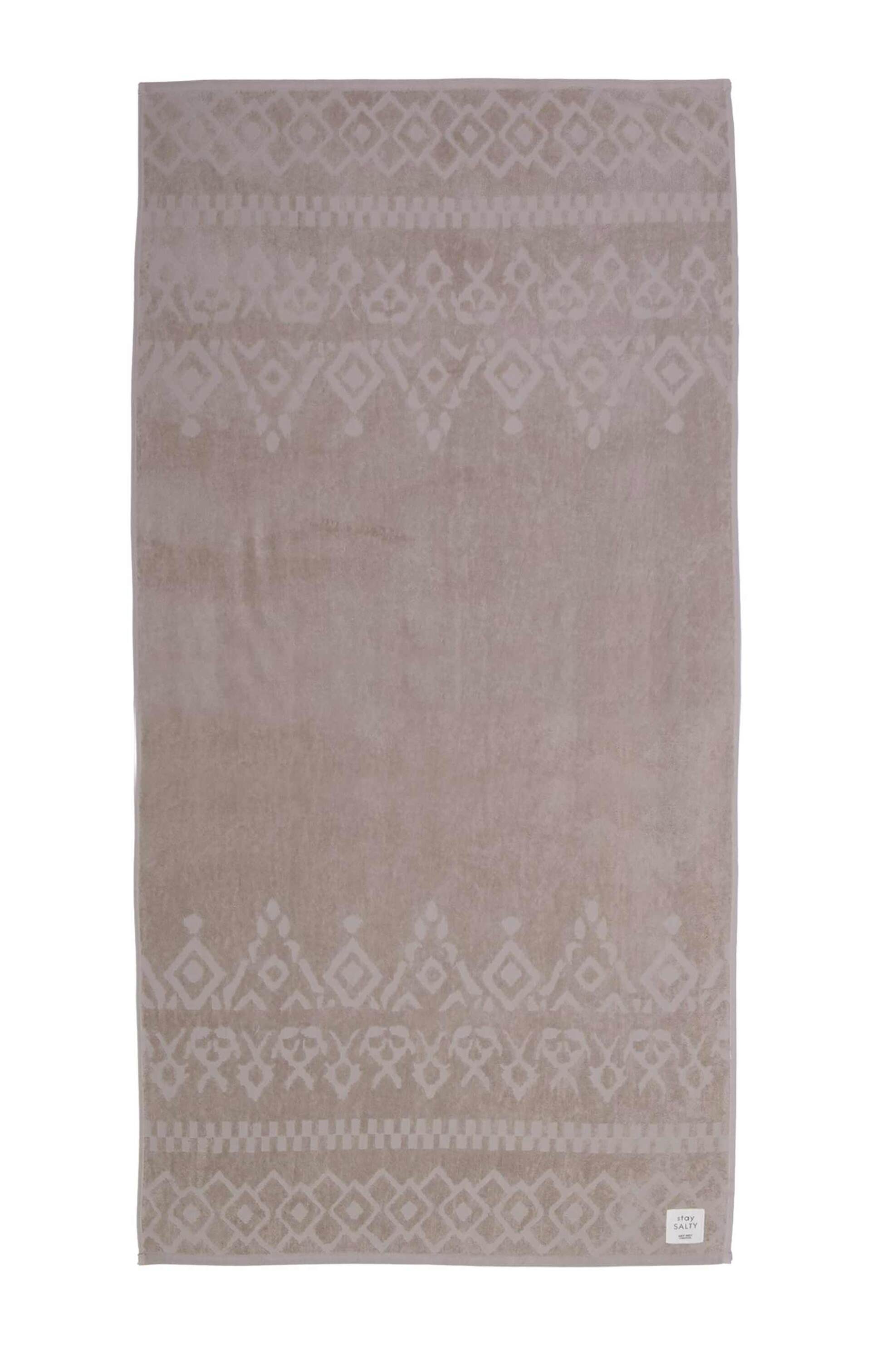 NEF-NEF HOMEWARE NEF-NEF πετσέτα θαλάσσης 80 x 160 cm "Trivian" - 037727 Μπεζ