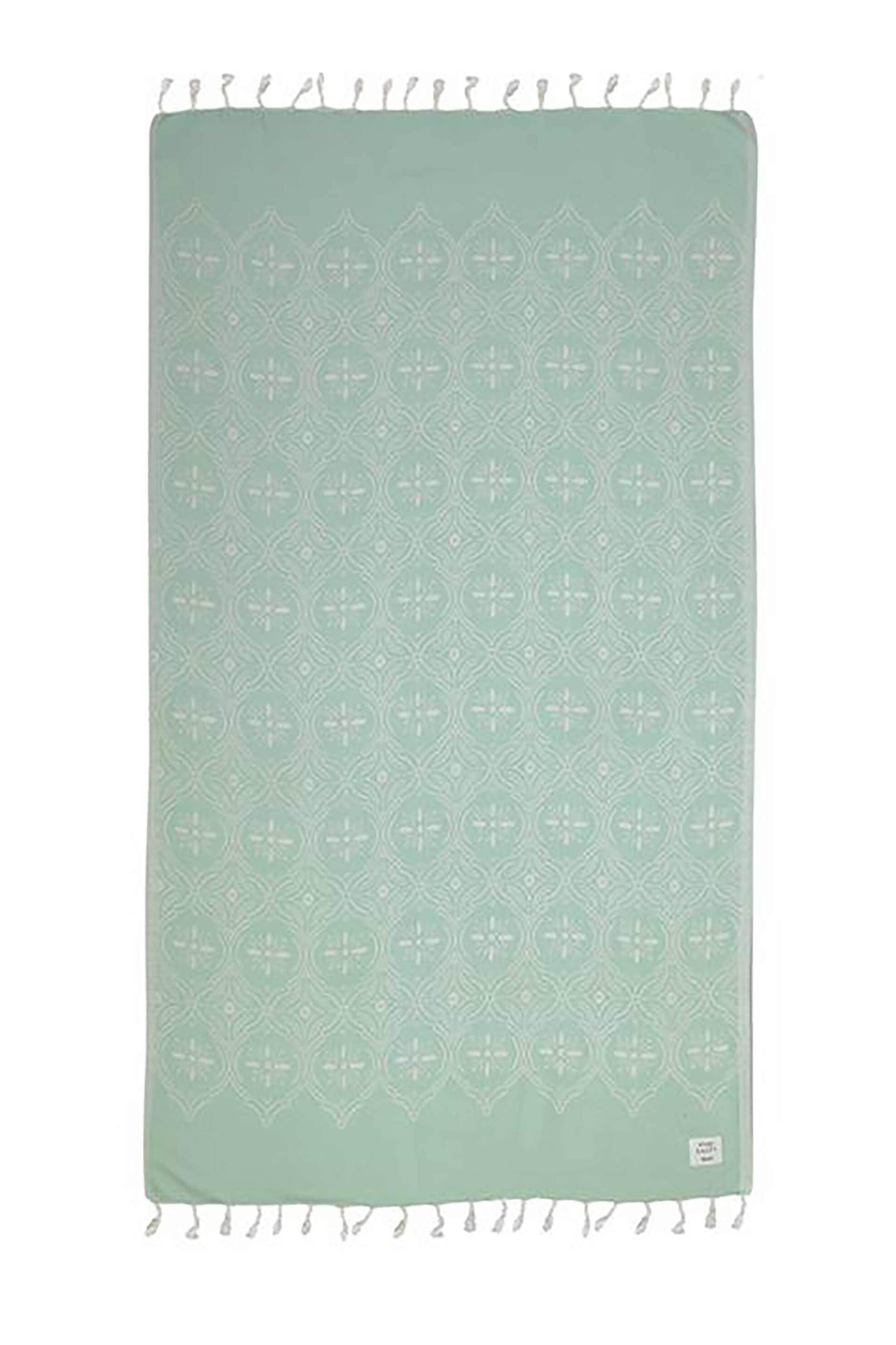 NEF-NEF HOMEWARE NEF-NEF γυναικεία πετσέτα/παρεό θαλάσσης 90 x 170 cm "Degenis" - 037746 Πράσινο Μέντας