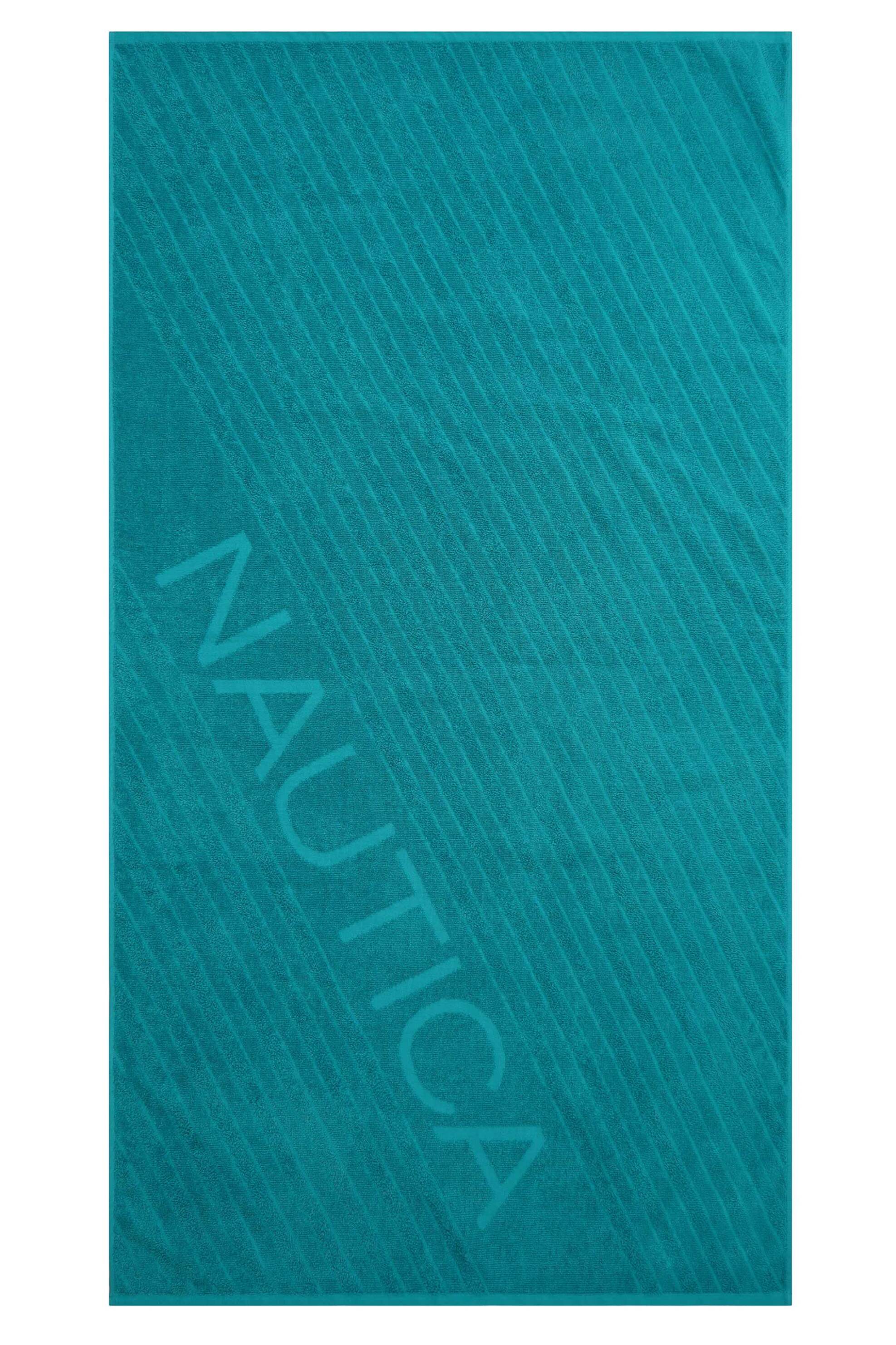 NEF-NEF HOMEWARE NEF-NEF πετσέτα θαλάσσης 90 x 170 cm "Nautica-Nau Navy" - 037985 Τυρκουάζ