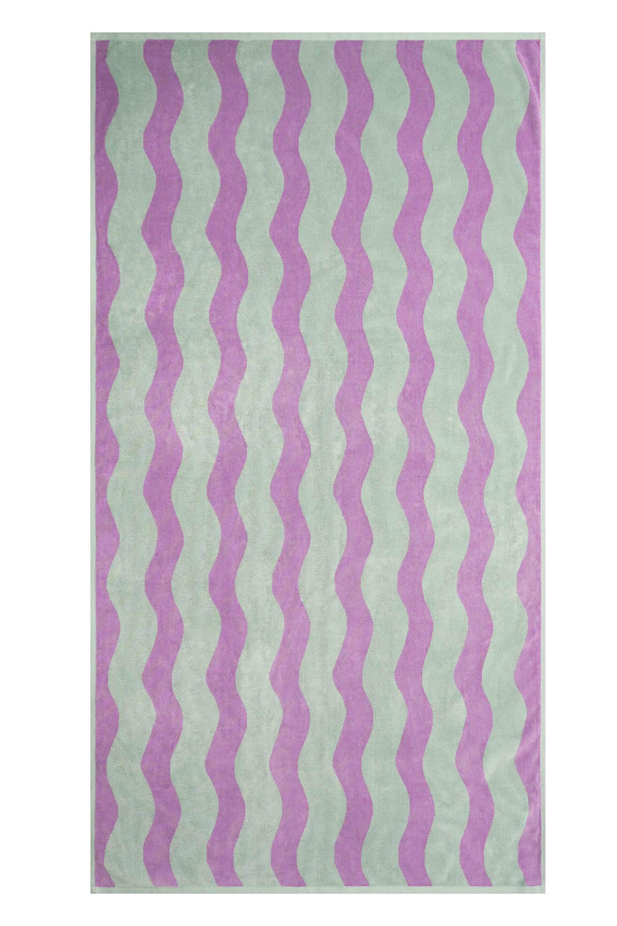 NEF-NEF HOMEWARE NEF-NEF πετσέτα θαλάσσης 80 x 160 cm "Lorein" - 038117 Πράσινο Μέντας