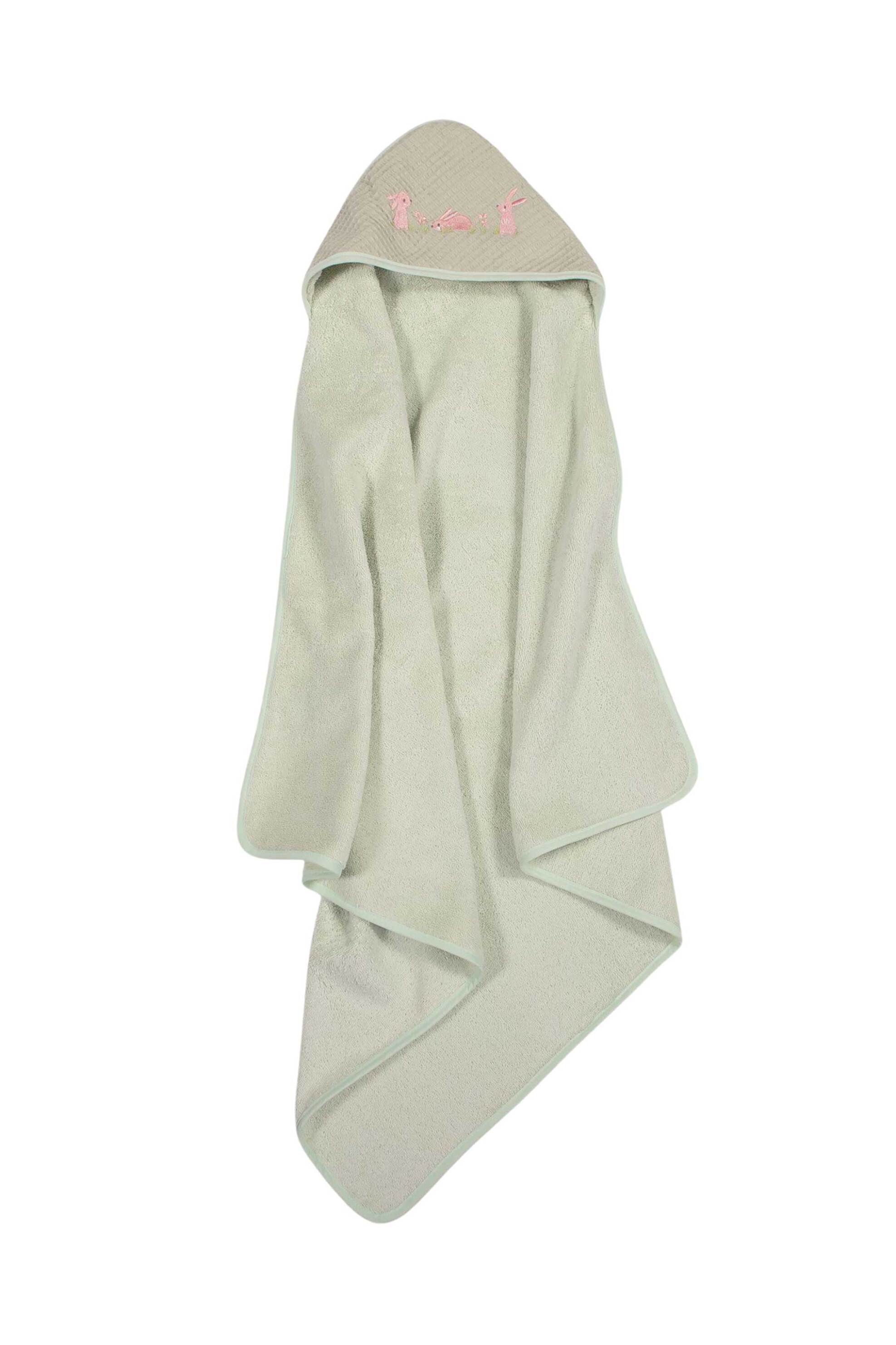 NEF-NEF βρεφική κάπα "Country Bunny" 75 x 75 cm - 038821 Πράσινο Μέντας