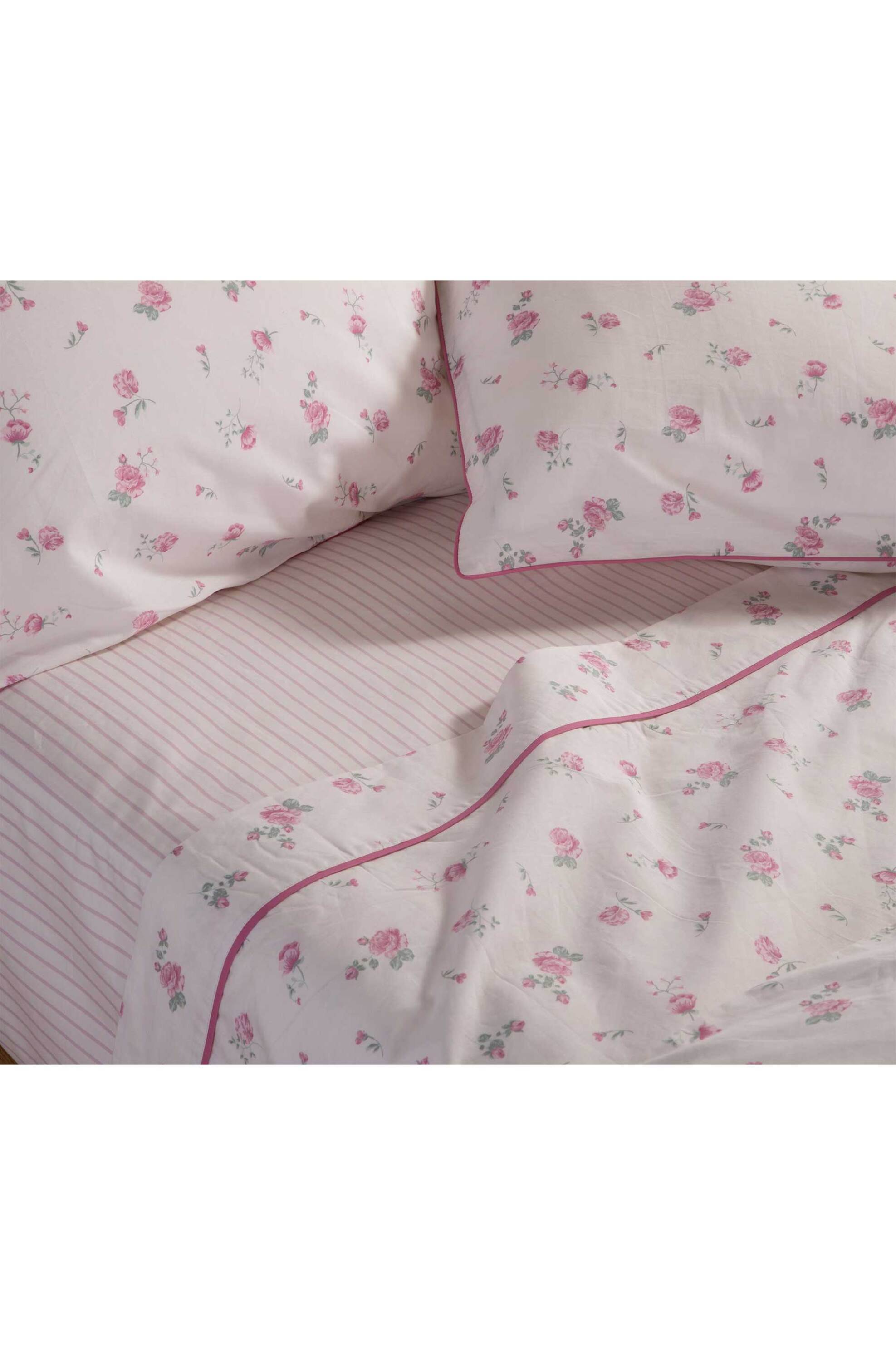 NEF-NEF σετ σεντόνια king size με μαξιλαροθήκες "Loraley" (4 τεμάχια) - 038227 Ροζ φωτογραφία