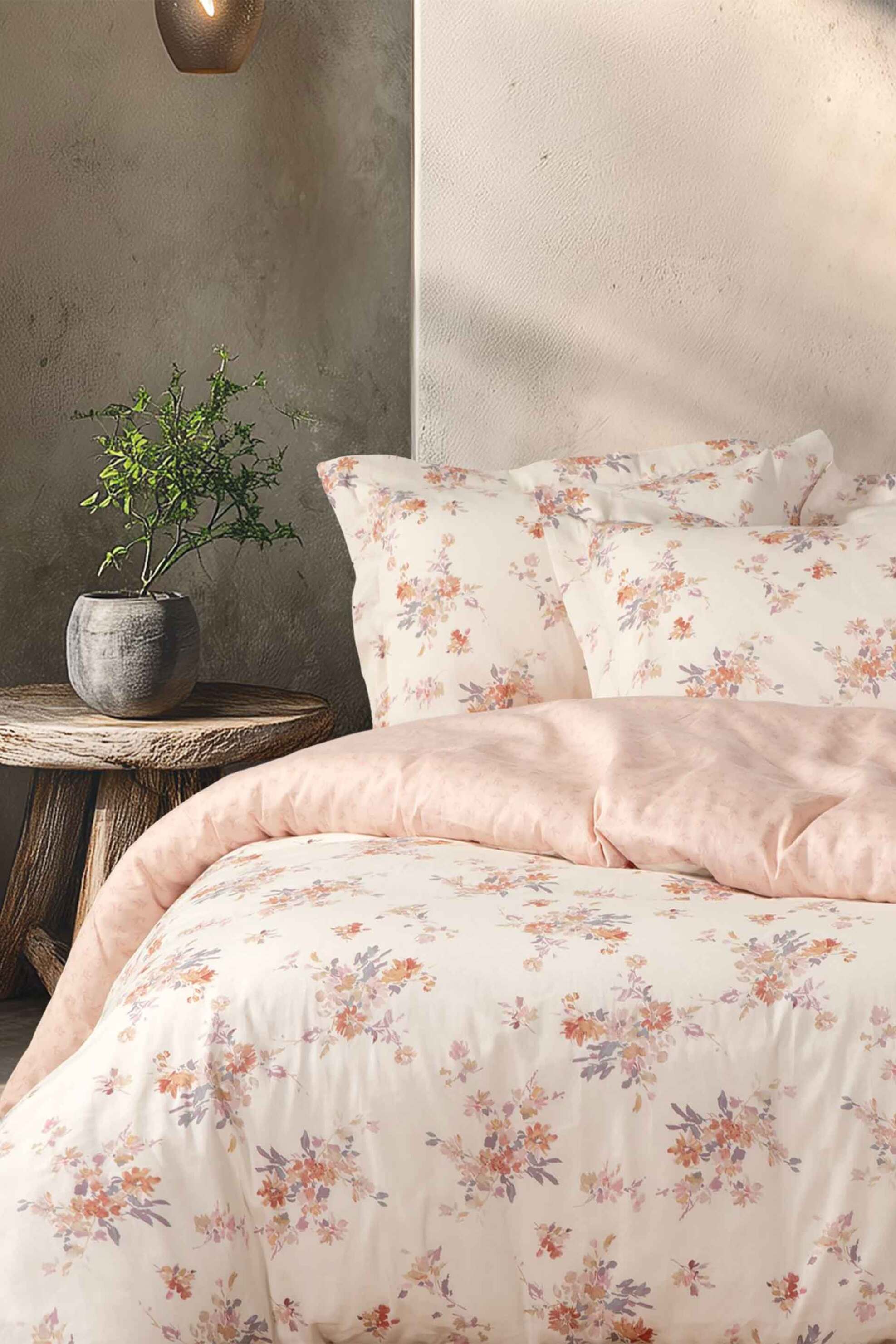 NEF-NEF σετ σεντόνια υπέρδιπλα με μαξιλαροθήκες "Lefebr" (4 τεμάχια) - 038428 Εκρού