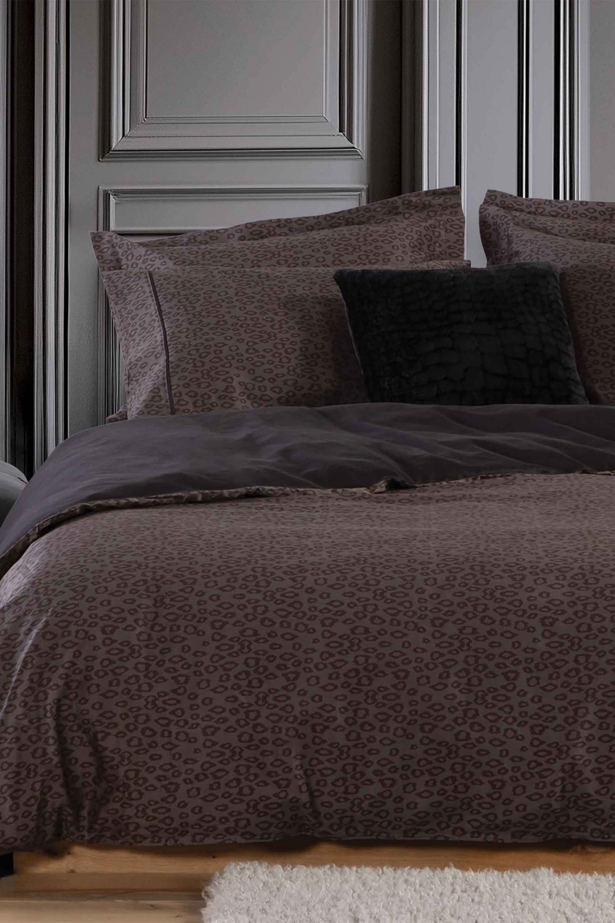 NEF-NEF σετ σεντόνια υπέρδιπλα με μαξιλαροθήκες "Elements-Leonar" (4 τεμάχια) - 038459 Ανθρακί