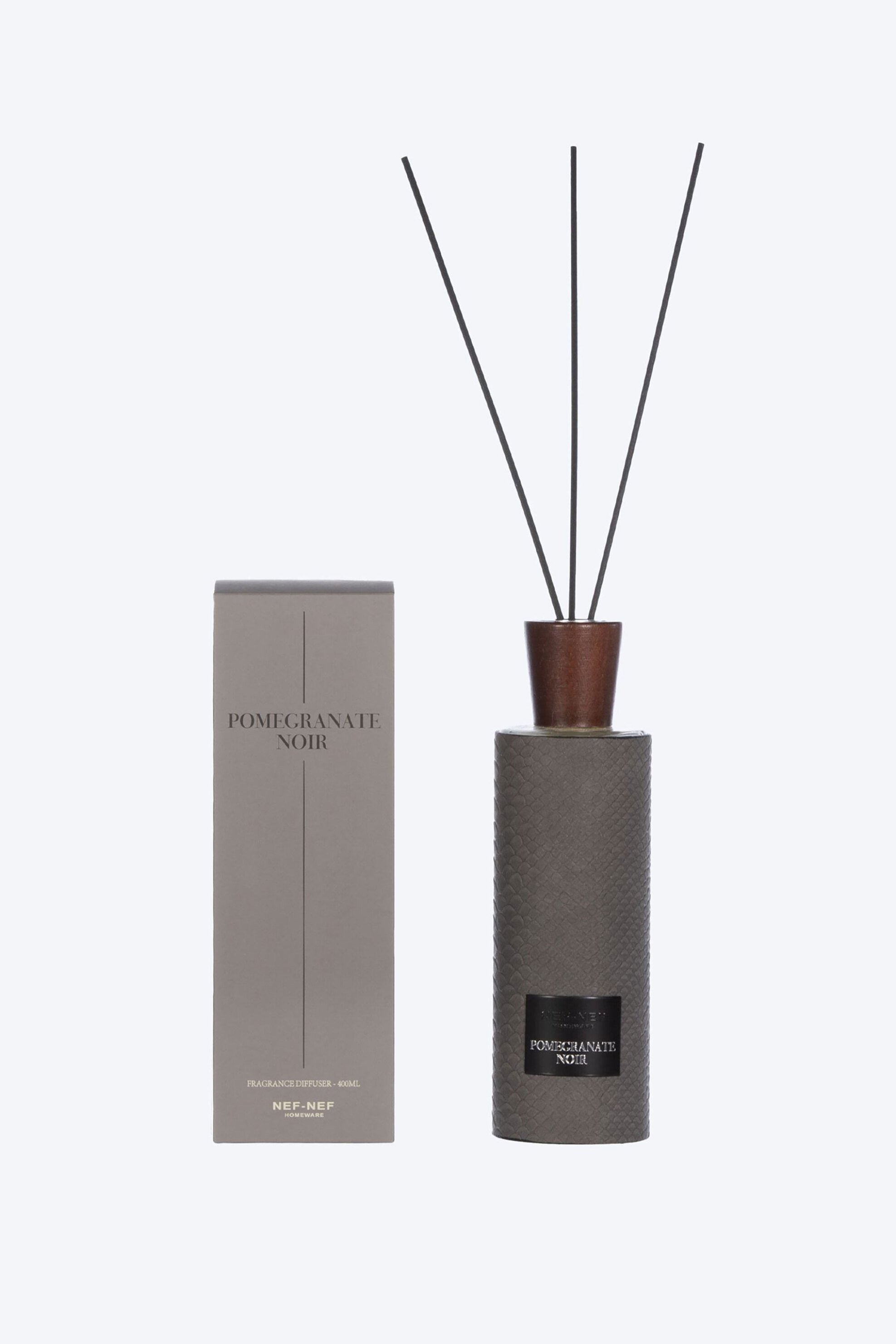NEF-NEF αρωματικό χώρου sticks "Pomegrante Noir" 400 ml - 038580 Γκρι
