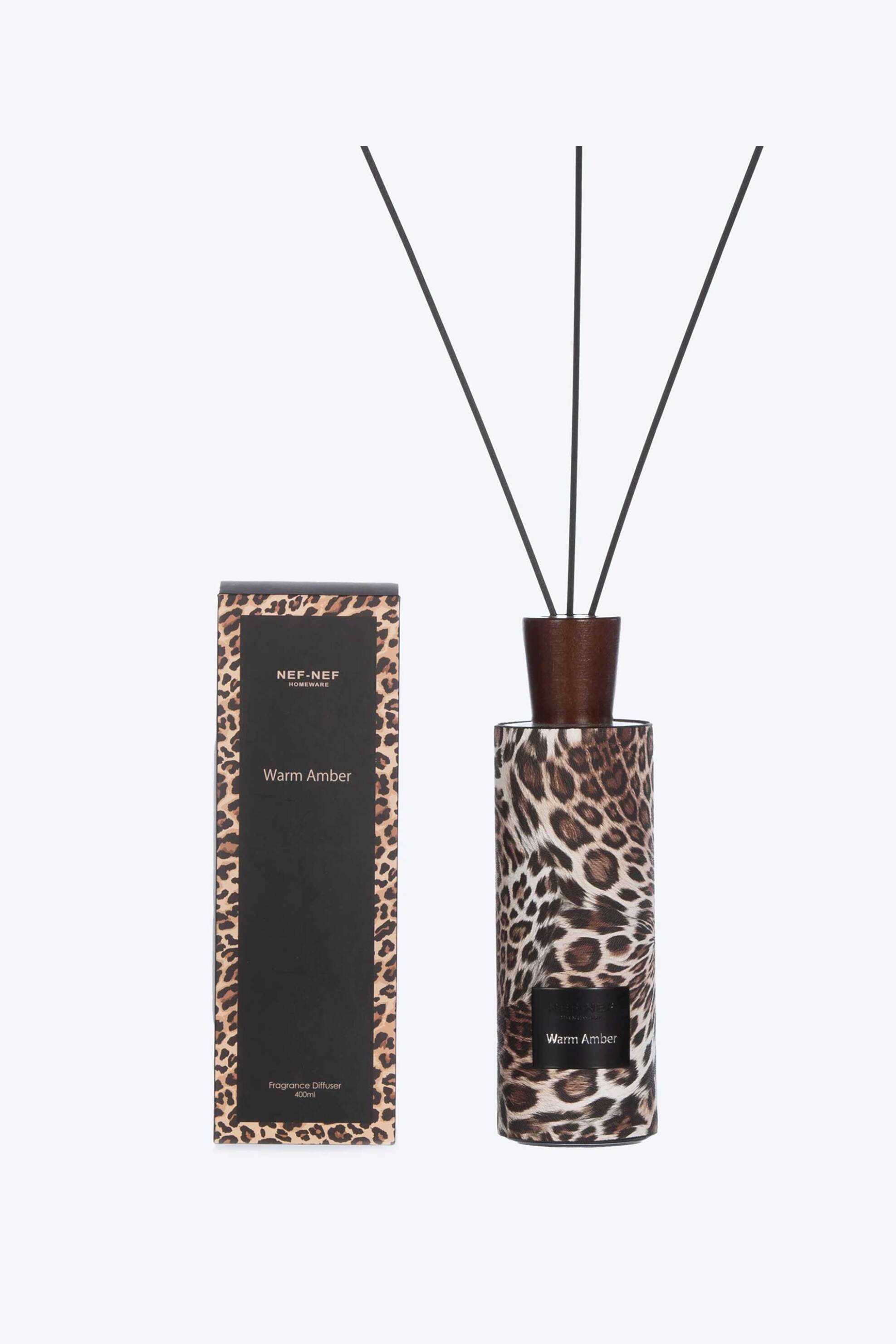 NEF-NEF αρωματικό χώρου sticks "Warm Amber" 400 ml - 038584 Καφέ