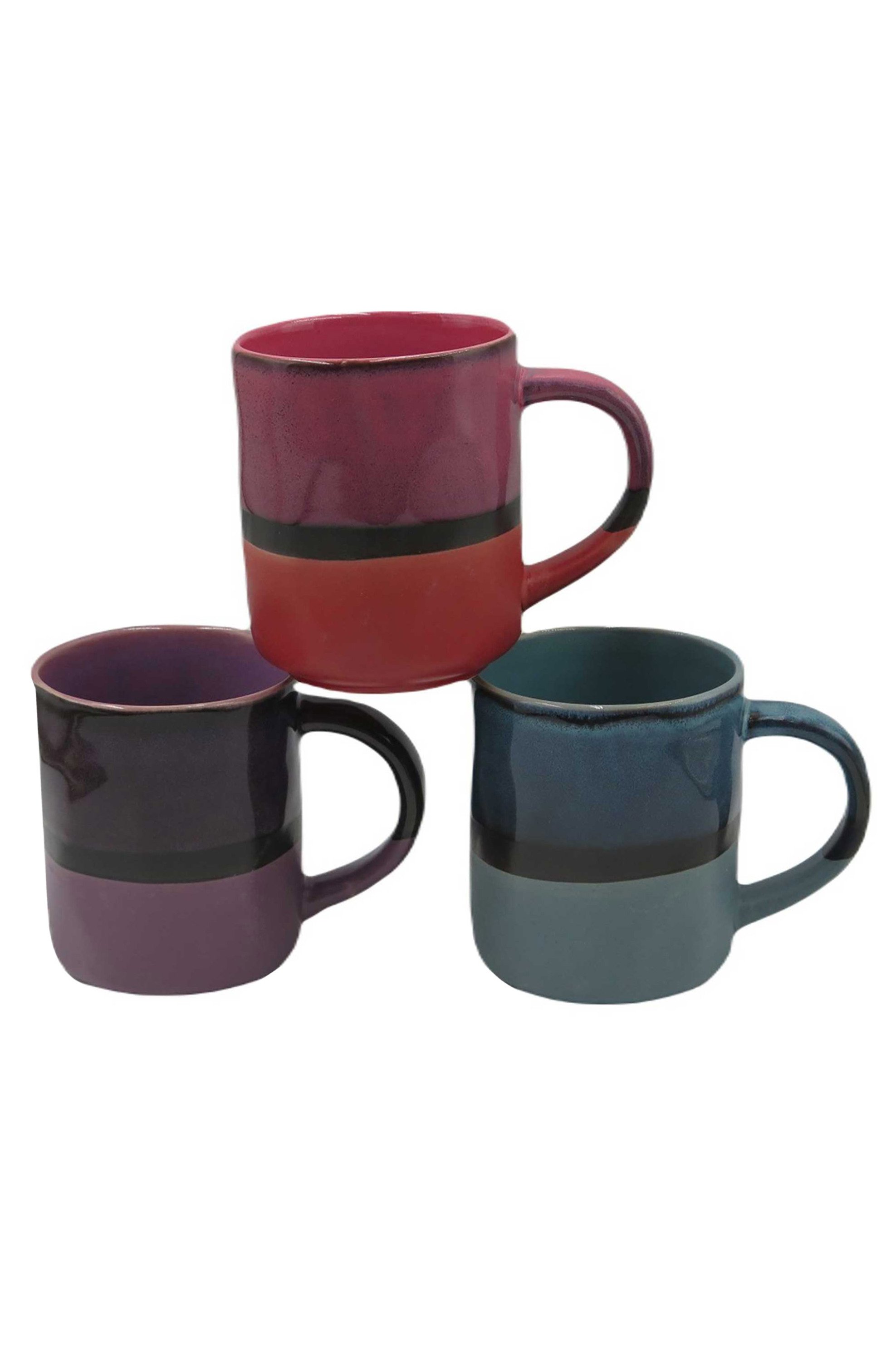 CASA DI MARVA Marva κεραμική κούπα δίχρωμη 480 ml "Colours" - 5203116257879