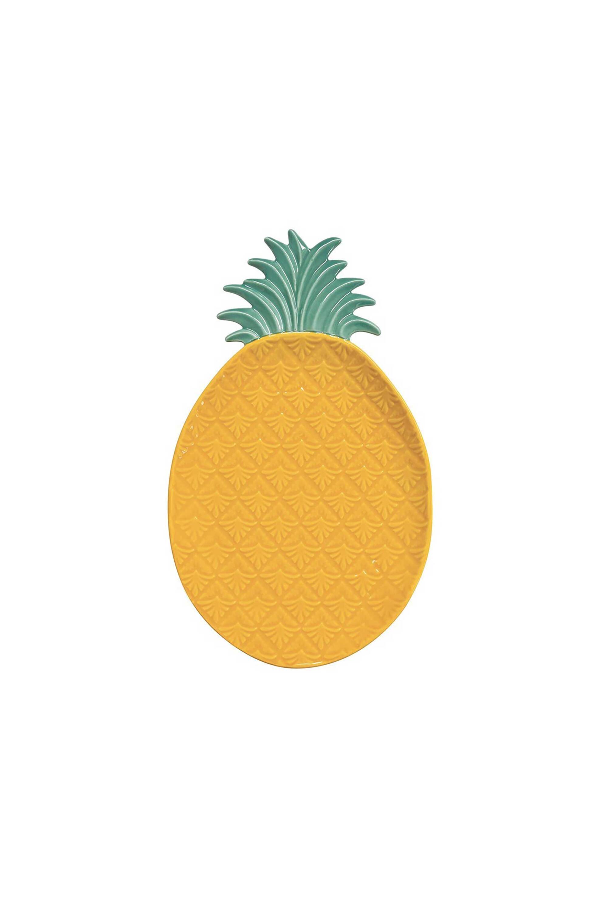 EASY LIFE Easy Life πορσελάνινη πιατέλα σερβιρίσματος "Pineapple" - 8001544151540