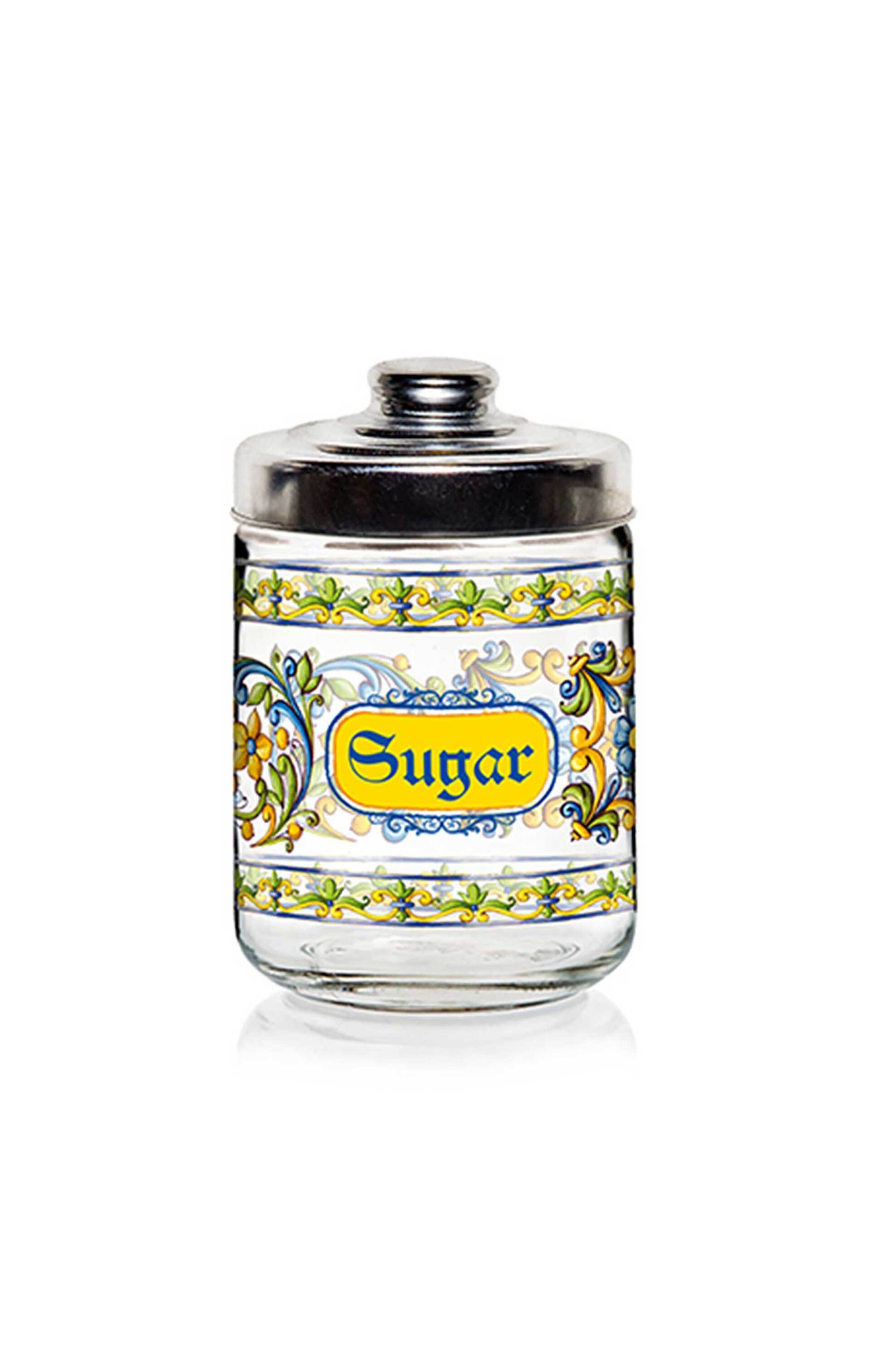CERVE Cerve γυάλινο βάζο αποθήκευσης με καπάκι 800 ml "Sugar" - 8001691937073