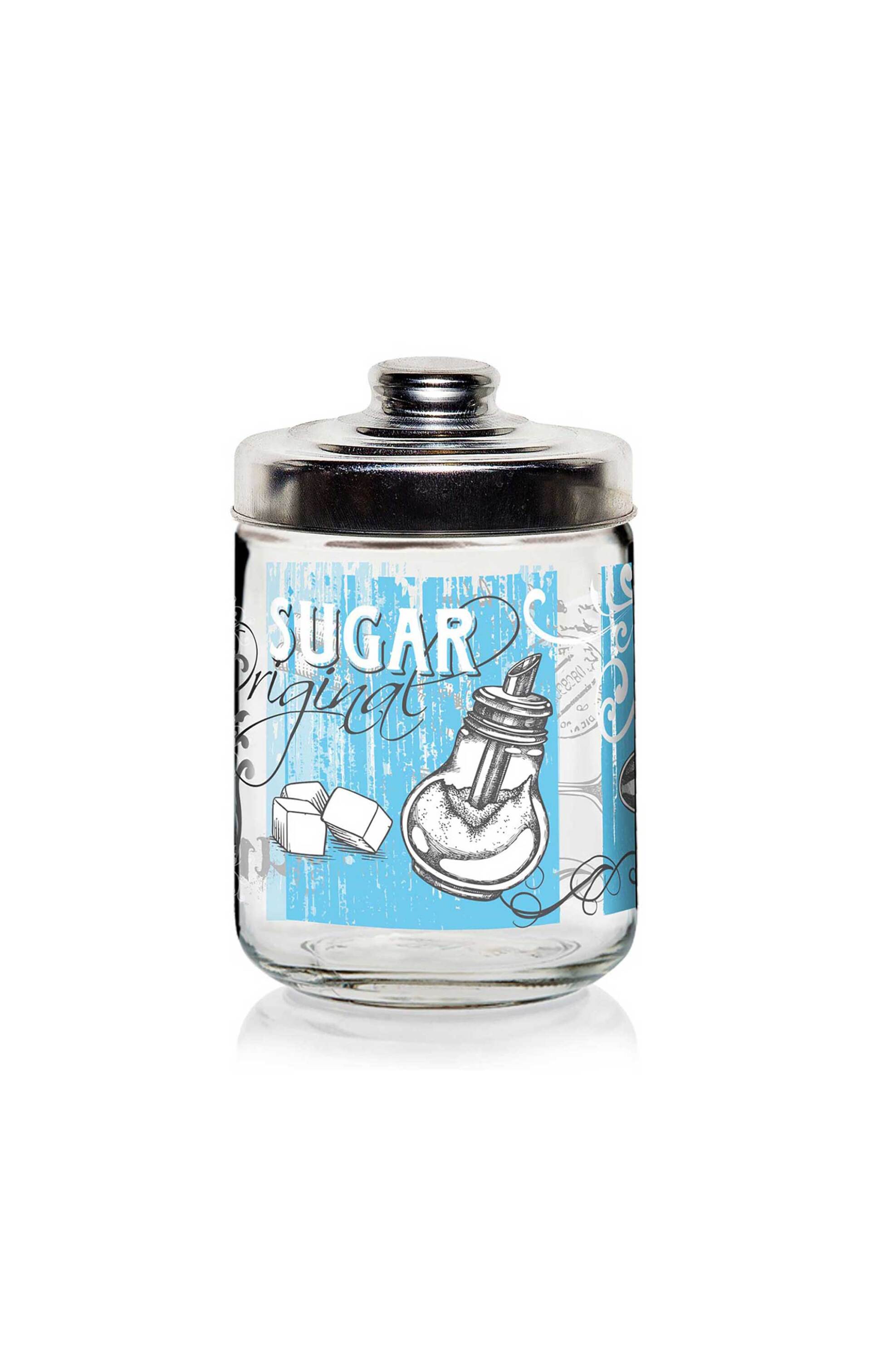 CERVE Cerve γυάλινο βάζο αποθήκευσης με καπάκι 800 ml "Sugar" - 8001691941490