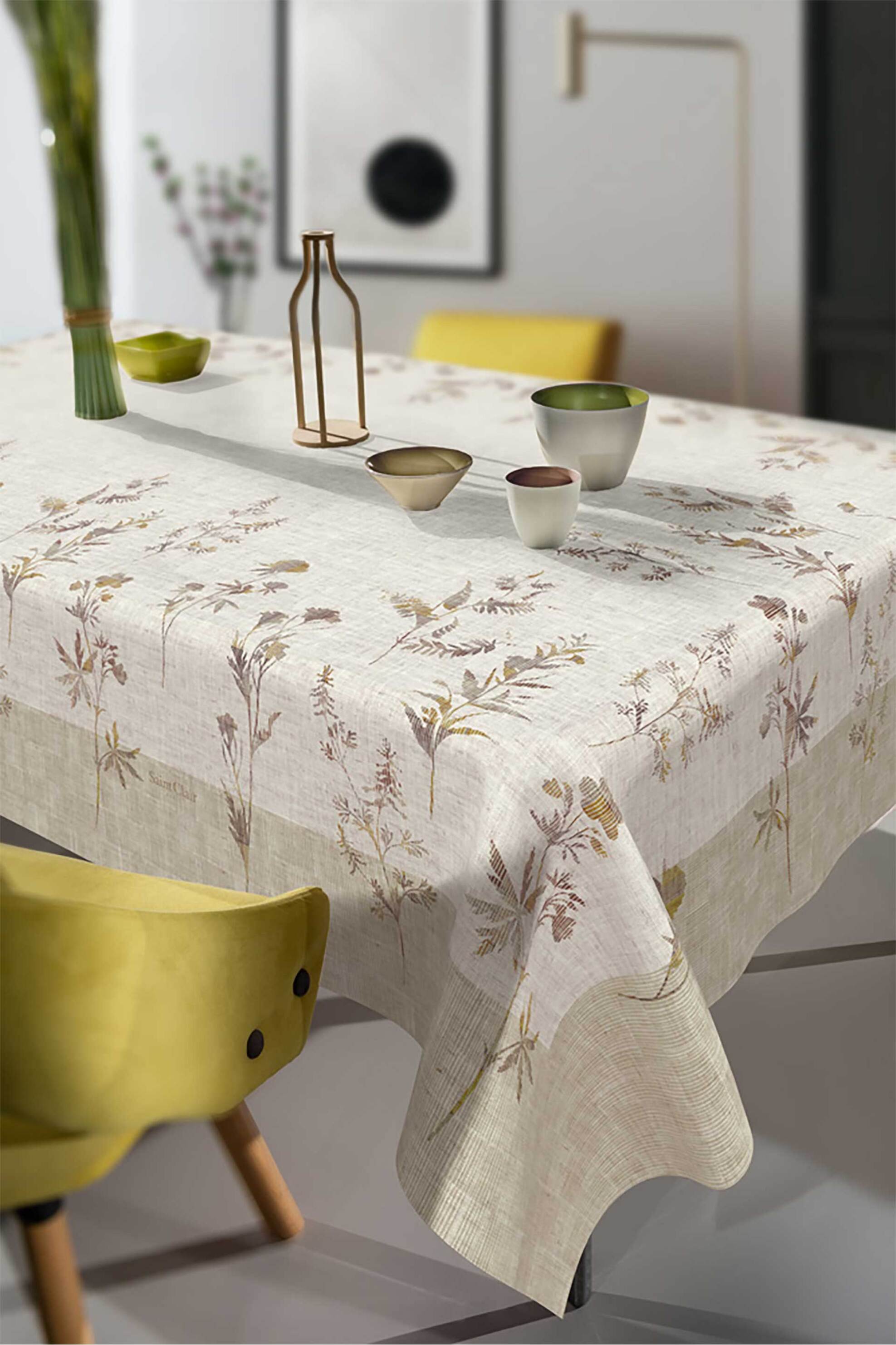 SAINT CLAIR PARIS Saint Clair τραπεζομάντηλο "Natural" 145 x 180 cm - 1719030124036