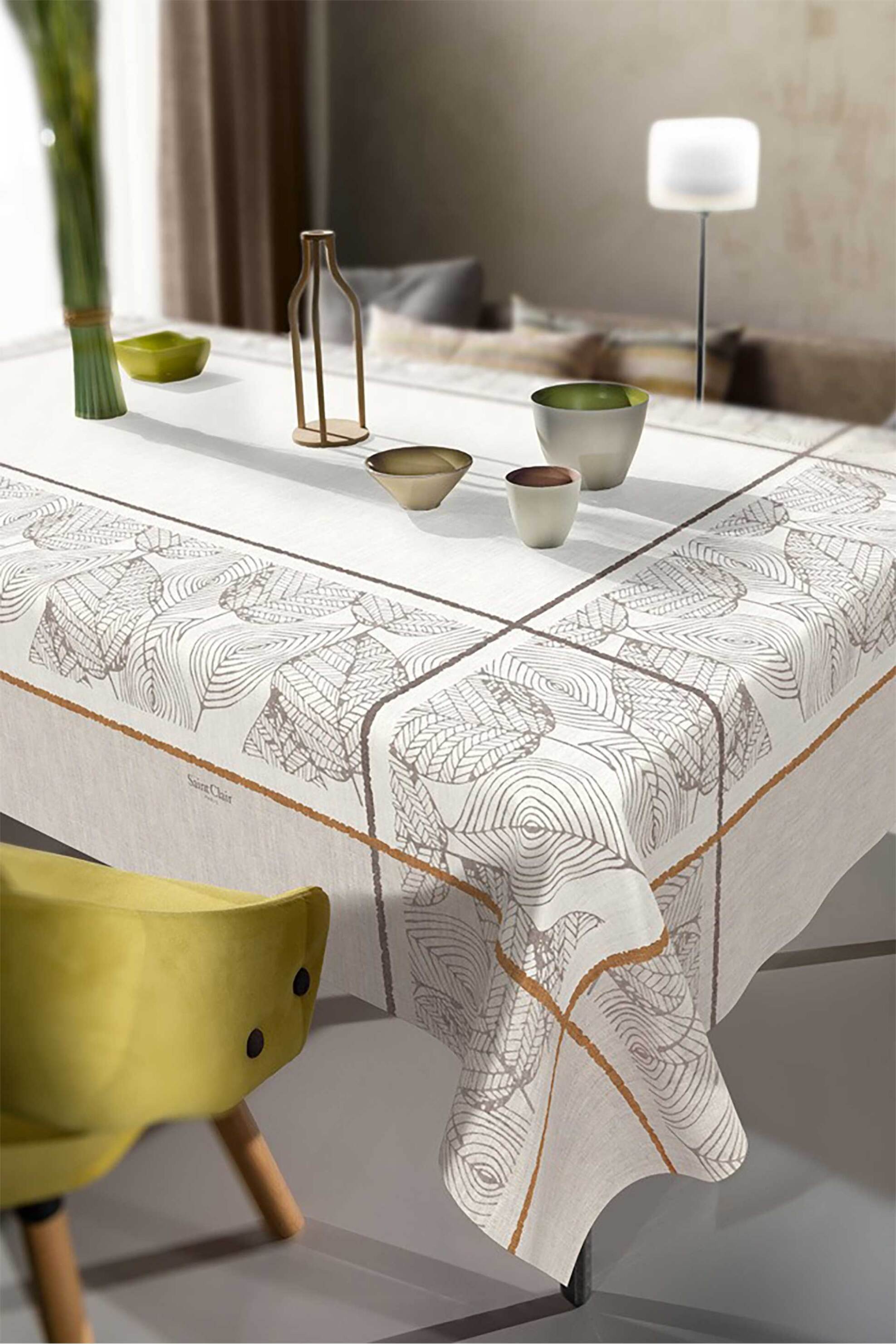 SAINT CLAIR PARIS Saint Clair τραπεζομάντηλο "Natural" 145 x 220 cm - 1719030124041