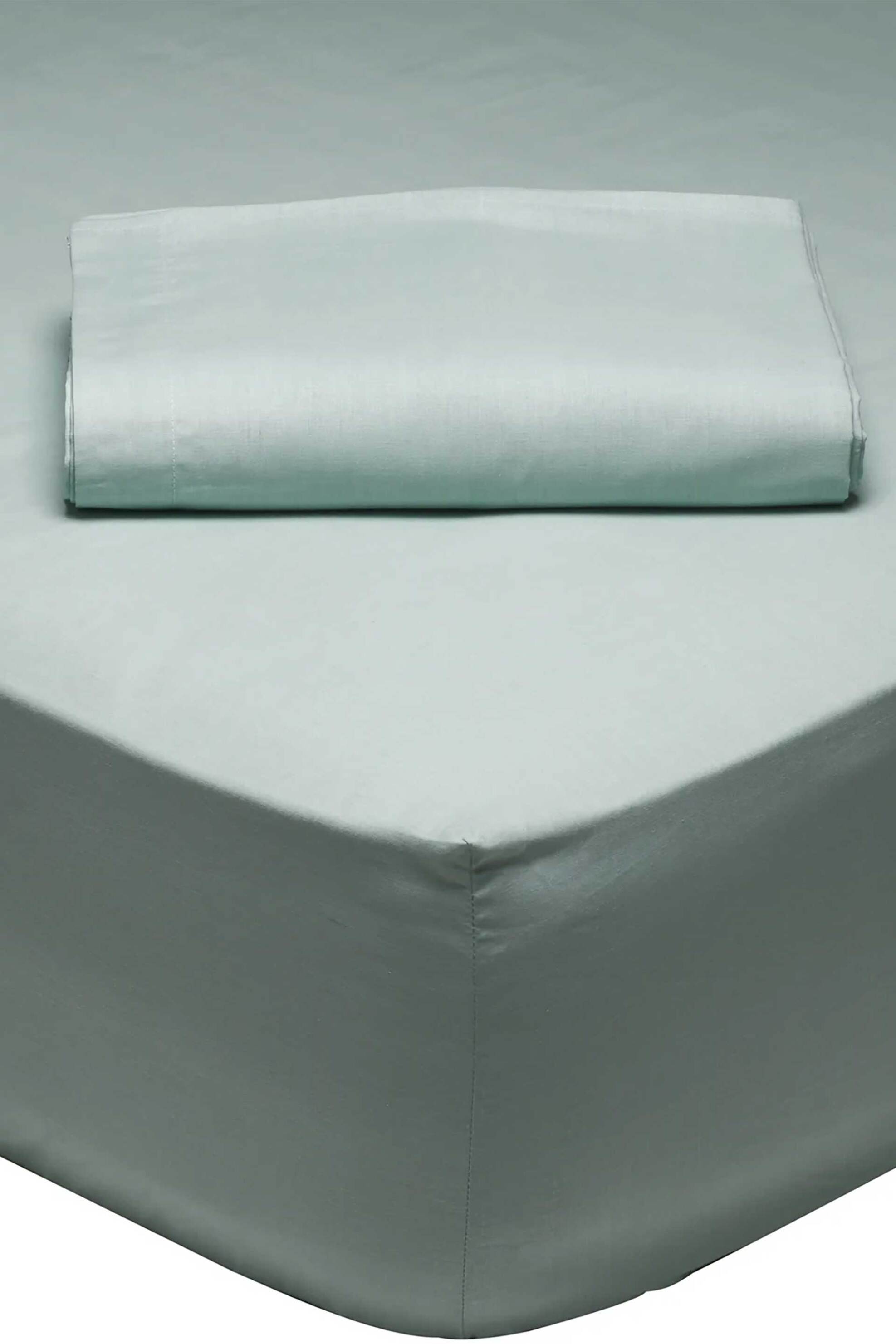 Das home σεντόνι ημίδιπλο με λάστιχο "1013 Best" 120 × 200 + 35 cm - 422410041013 Πράσινο Μέντας