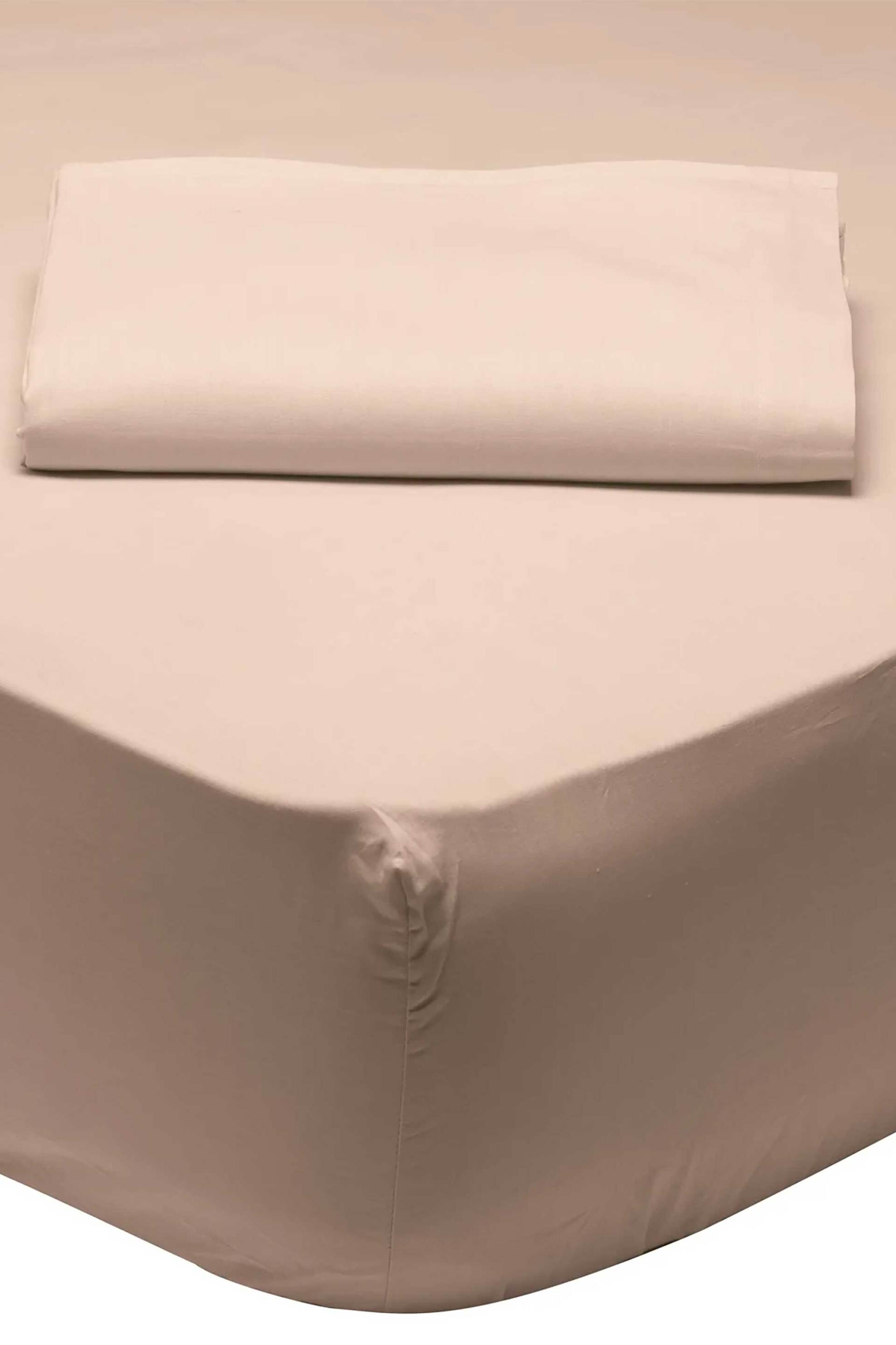 Das home σεντόνι μονό με λάστιχο "1002 Colour Best" 100 x 200 + 35 cm - 422410031002 Σομόν φωτογραφία