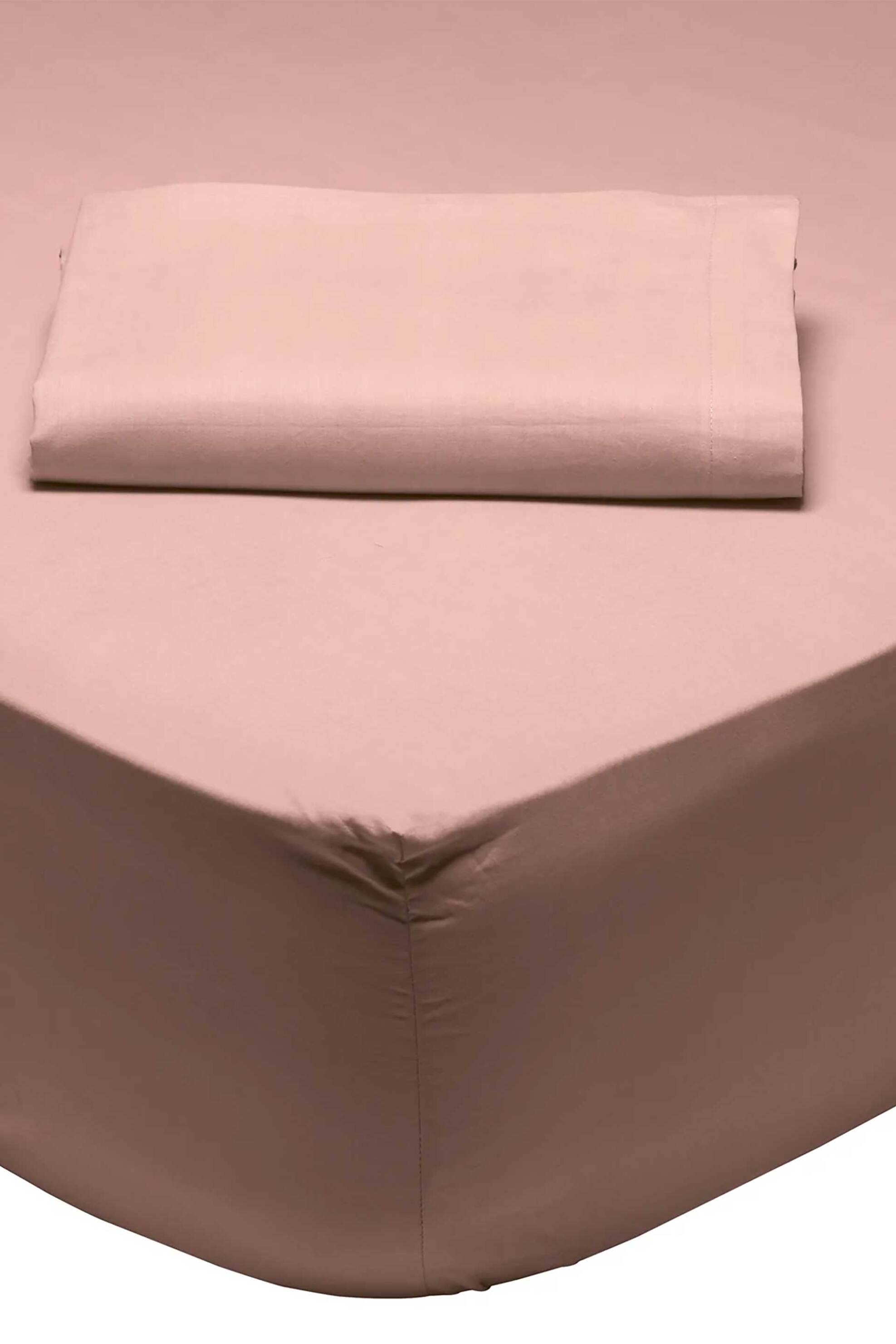 DAS HOME Das home σεντόνι μονό με λάστιχο "1011 Colour Best" 100 x 200 + 35 cm - 422410031011 Σομόν