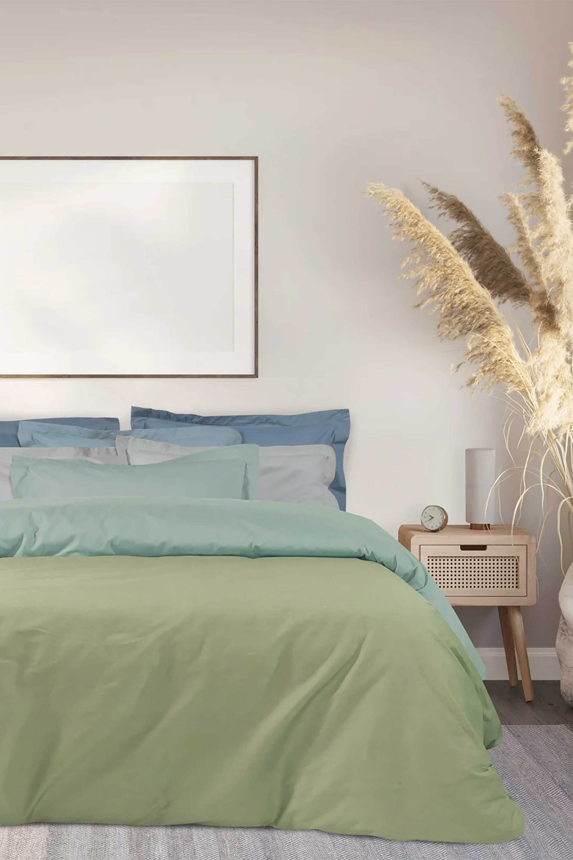 Das home σεντόνι μονό με λάστιχο "1013 Colour Best" 100 x 200 + 35 cm - 422410031013 Πράσινο Μέντας φωτογραφία