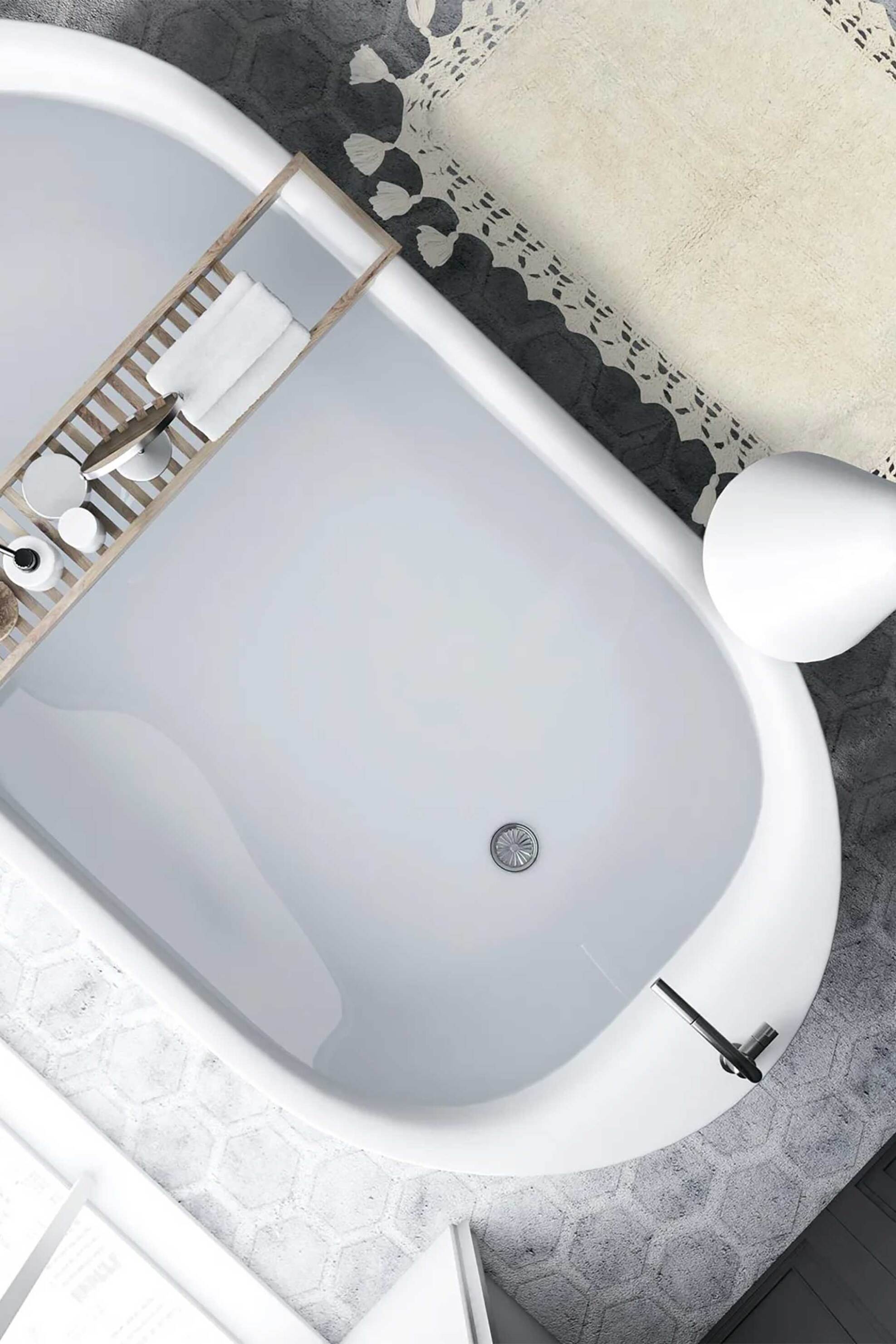 DAS HOME Das Home χαλάκι μπάνιου "0566" 50 x 80 cm - 420750800566 Εκρού