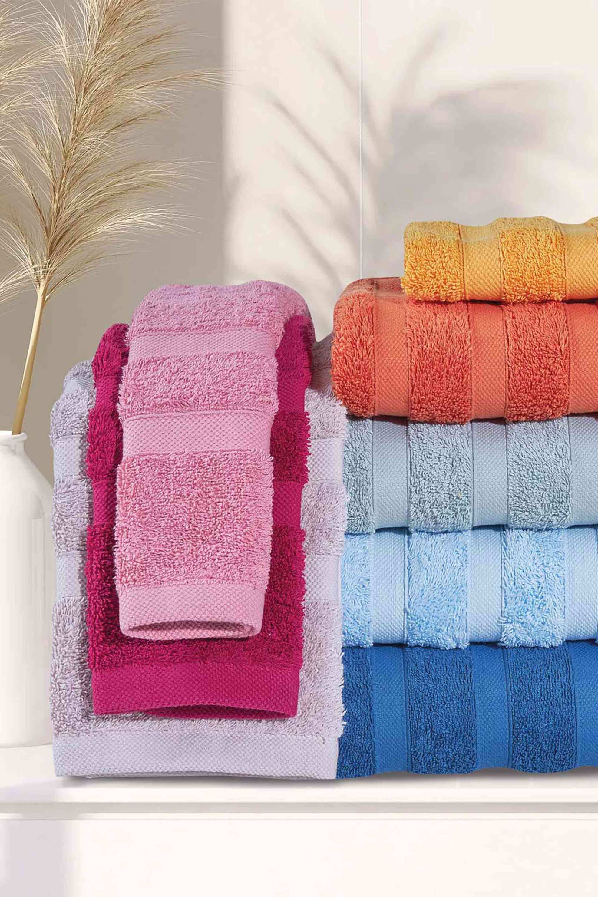 Das Home πετσέτα χεριών μονόχρωμη "Das Prestige 1166" 30 x 50 cm - 467305001166 Κόκκινο φωτογραφία