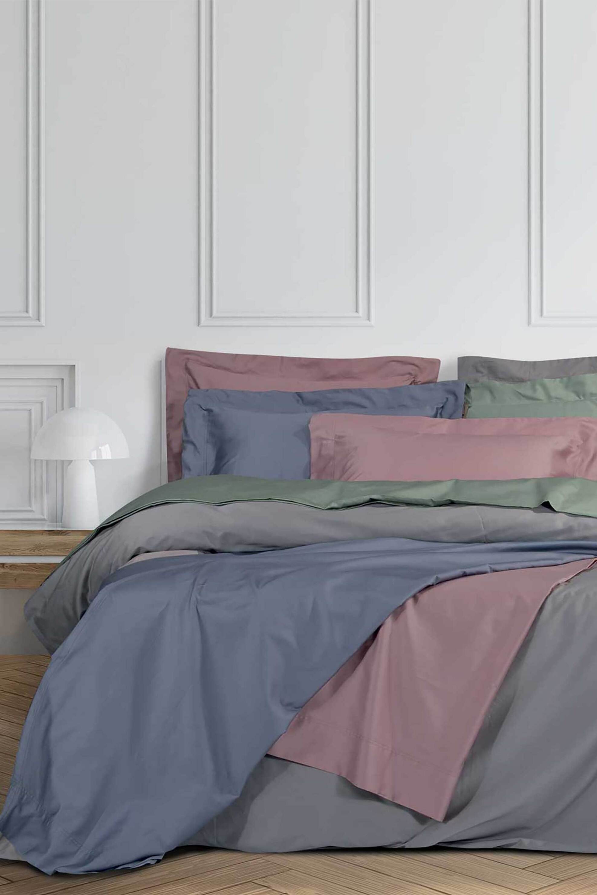 Greenwich Polo Club σεντόνι υπέρδιπλο μονόχρωμο βαμβακερό "Cozy 2253" 240 x 270 cm - 222242702253 Μπλε φωτογραφία