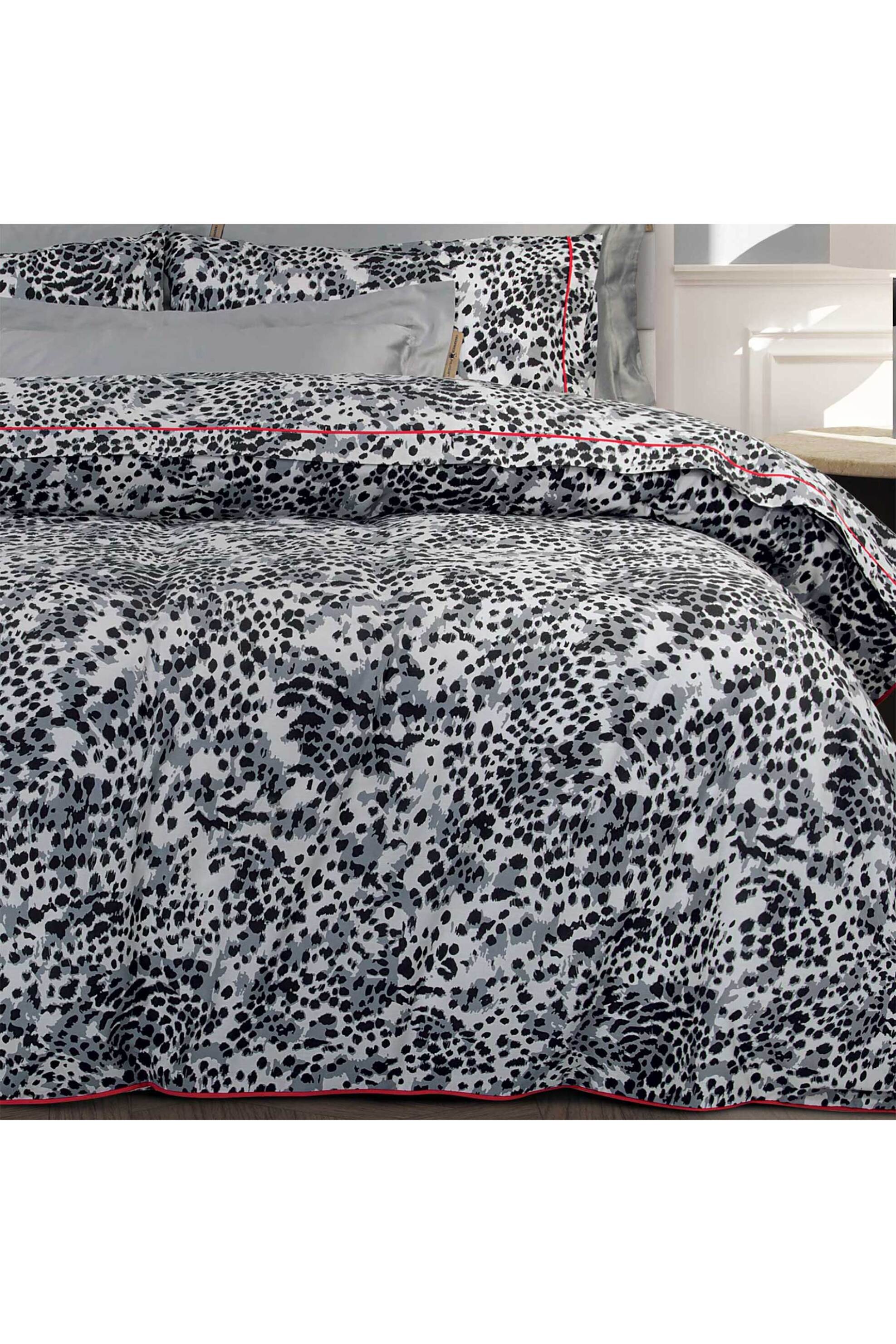 Greenwich Polo Club σετ σεντόνια king size και μαξιλαροθήκες με σχέδιο "Essential 2165" 2 x 260 x 280 cm - 2 x 50 x 70 cm - 202100302165 Γκρι φωτογραφία