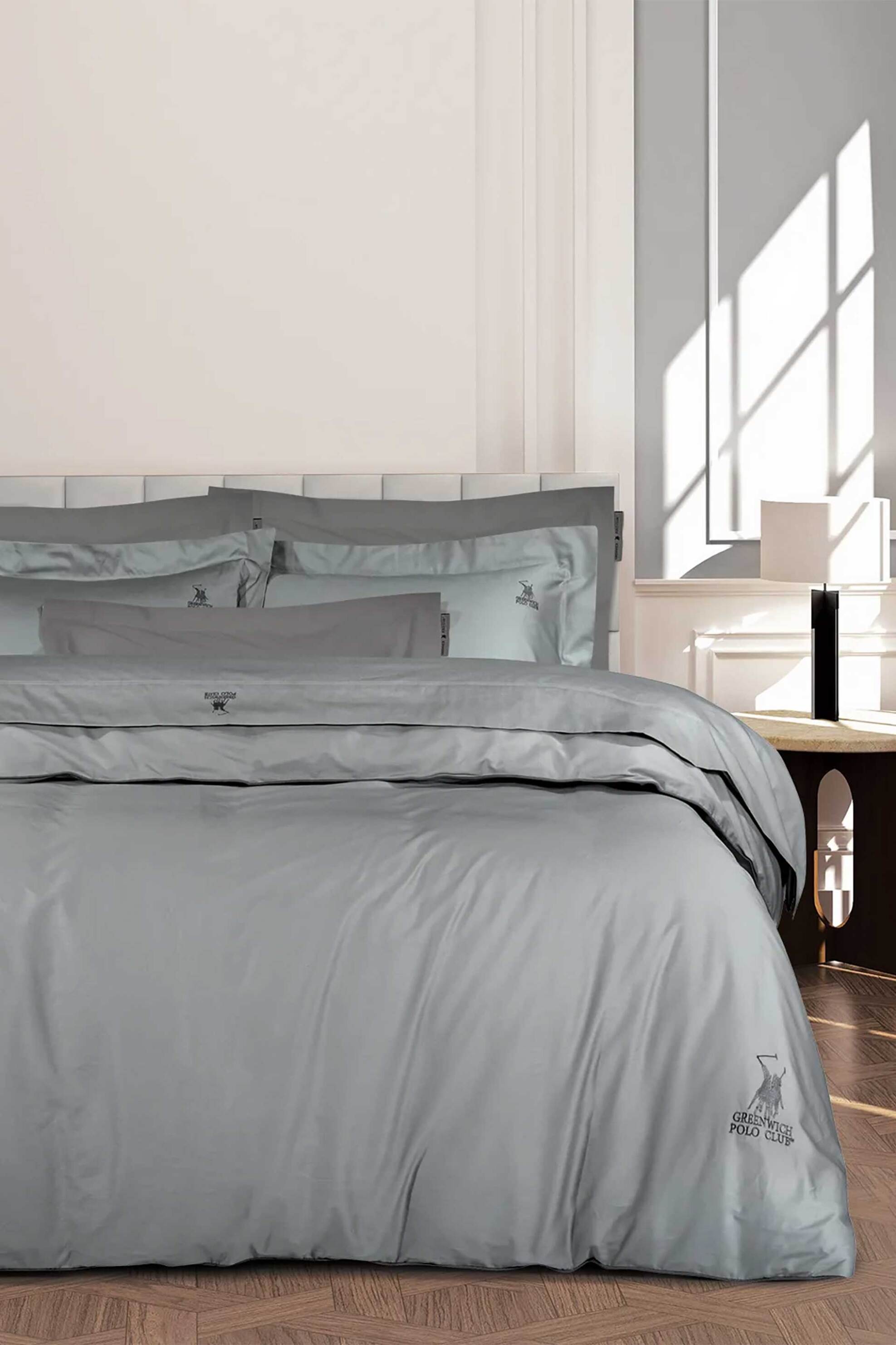 Greenwich Polo Club σετ σεντόνια king size και μαξιλαροθήκες "2179" (4 τεμάχια) - 202100302179 Ασημί