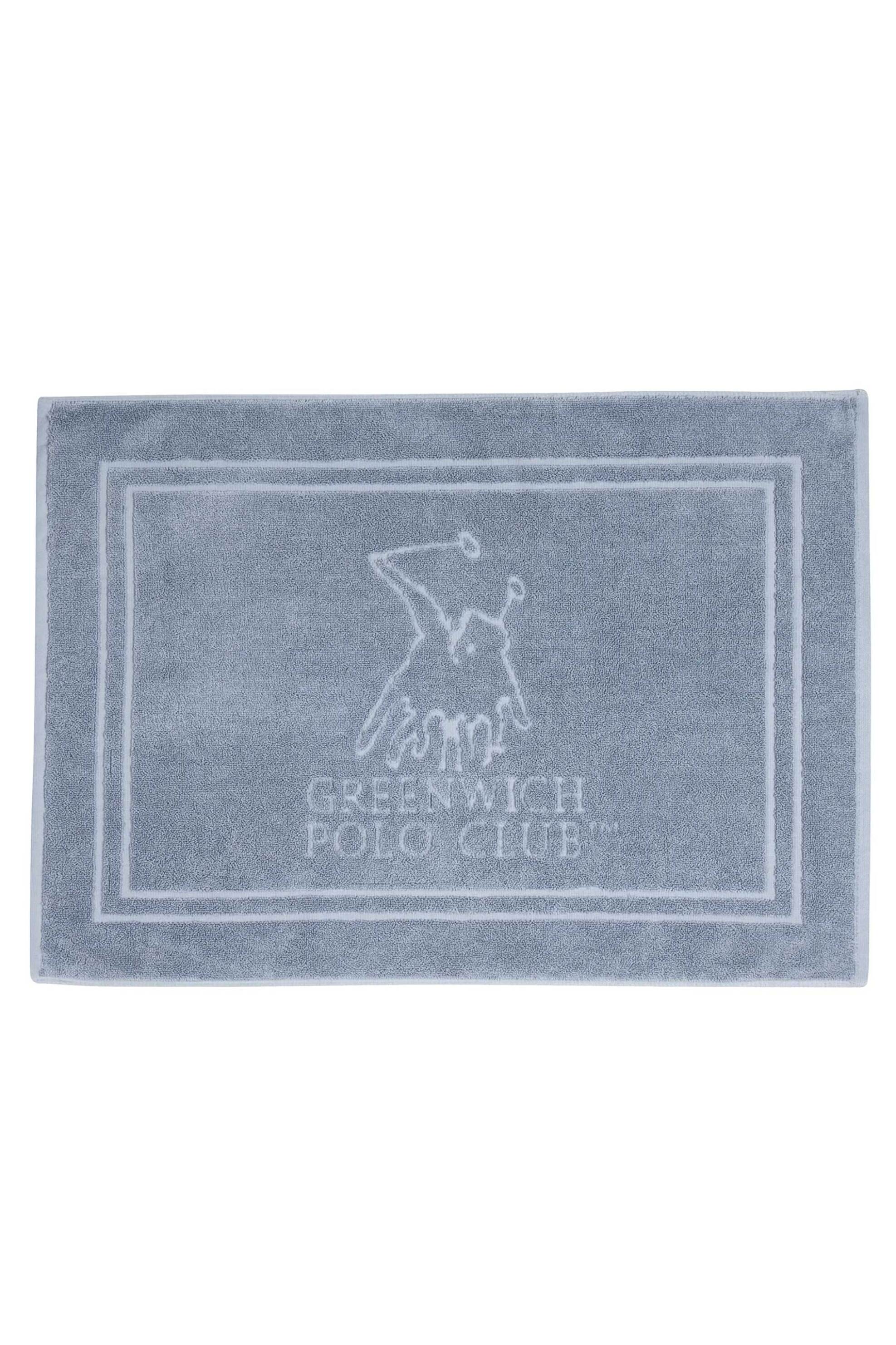 Greenwich Polo Club χαλάκι μπάνιου με ανάγλυφο λογότυπο "3092" 50 x 70 cm - 220750703092 Μπλε