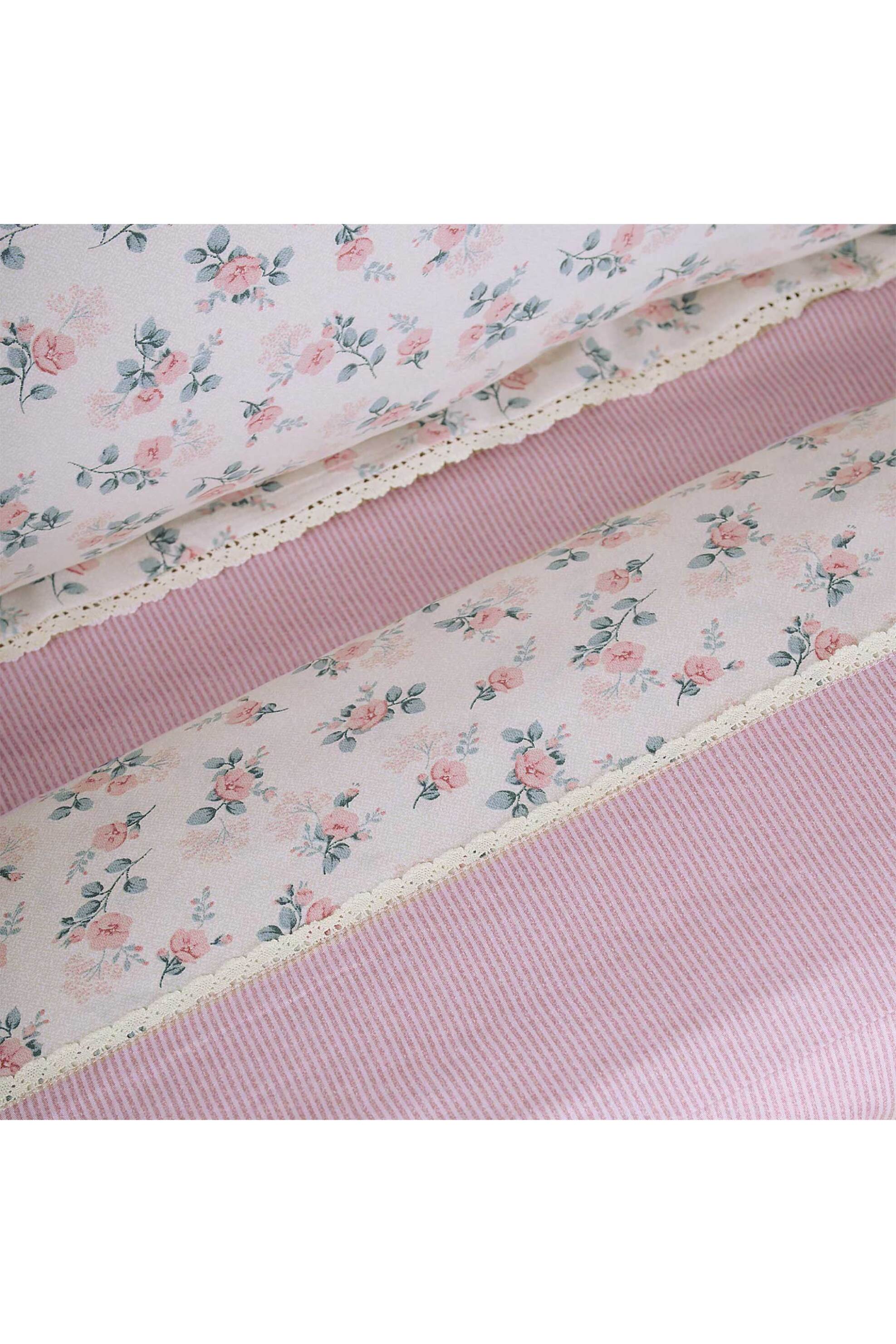 Das Home κουβερλί υπέρδιπλο με floral print "PRESTIGE 1680" 220 x 240 cm - 402005201680 Ροζ Ανοιχτό φωτογραφία