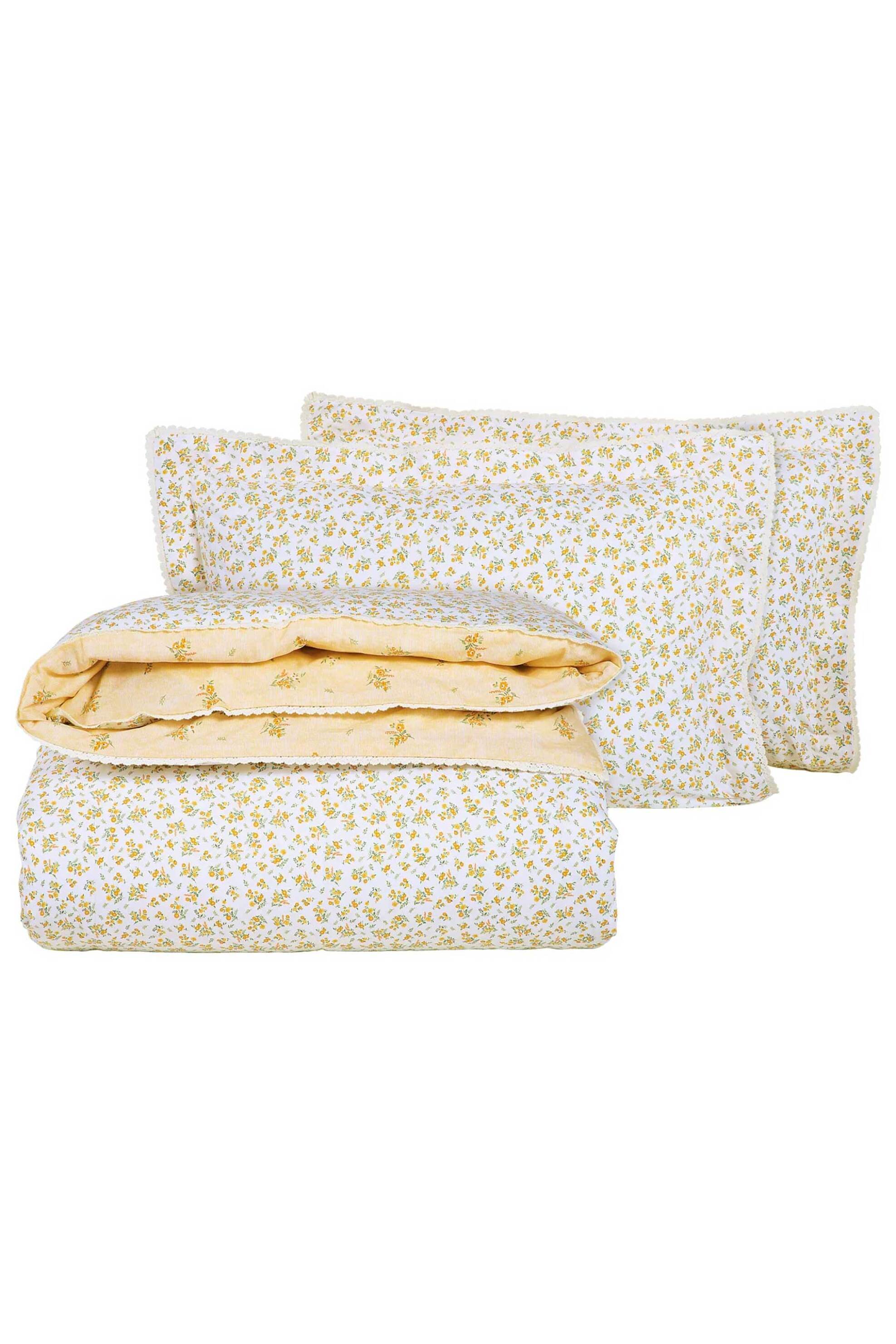 Das Home σετ σεντόνια υπέρδιπλα και μαξιλαροθήκες με σχέδιο "PRESTIGE 1682" 2 x 230 x 260 cm - 2 x 50 x 70 + 5 cm - 502105201682 Εκρού φωτογραφία