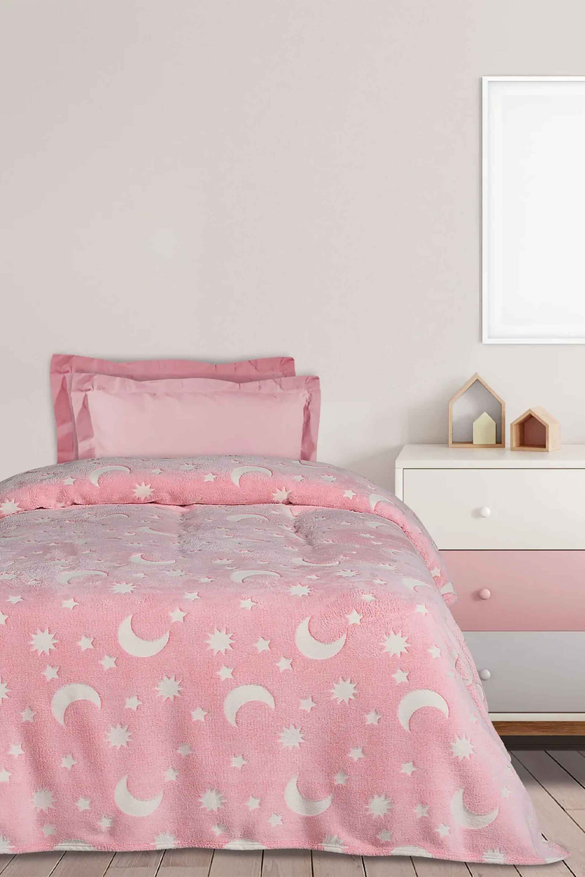 DAS KIDS Das Kids παιδική κουβέρτα fleece "4897" 160 x 220 cm - 420588104897 Ροζ