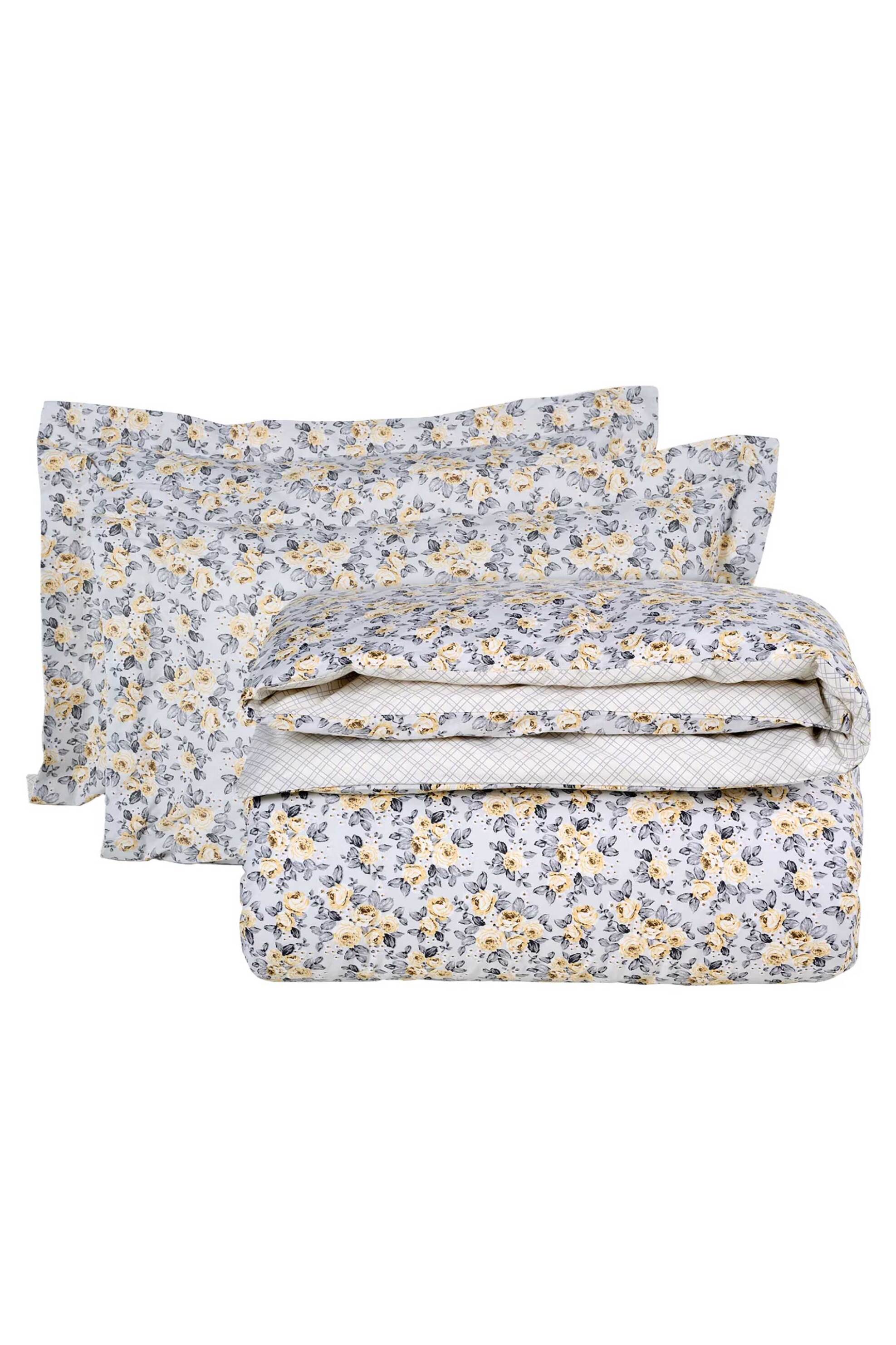 Das Home σετ παπλωματοθήκη υπέρδιπλη με μαξιλαροθήκες "9650 Happy" (3 τεμάχια) - 406009209650 Κίτρινο φωτογραφία