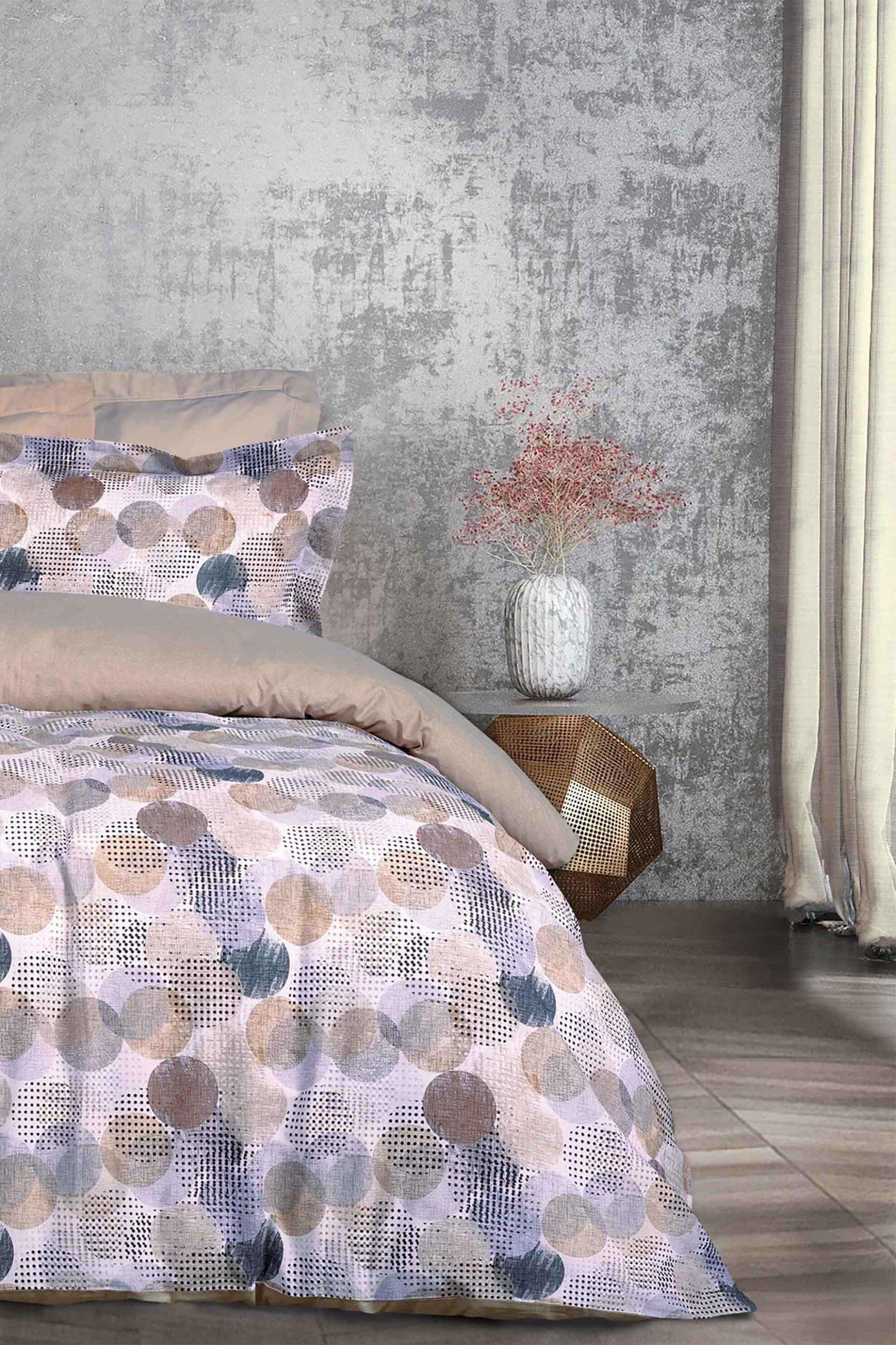 DAS HOME Das Home σετ σεντόνια μονά με λάστιχο και μαξιλαροθήκη "Casual 5426" (3 τεμάχια) - 502106105426 Μπεζ