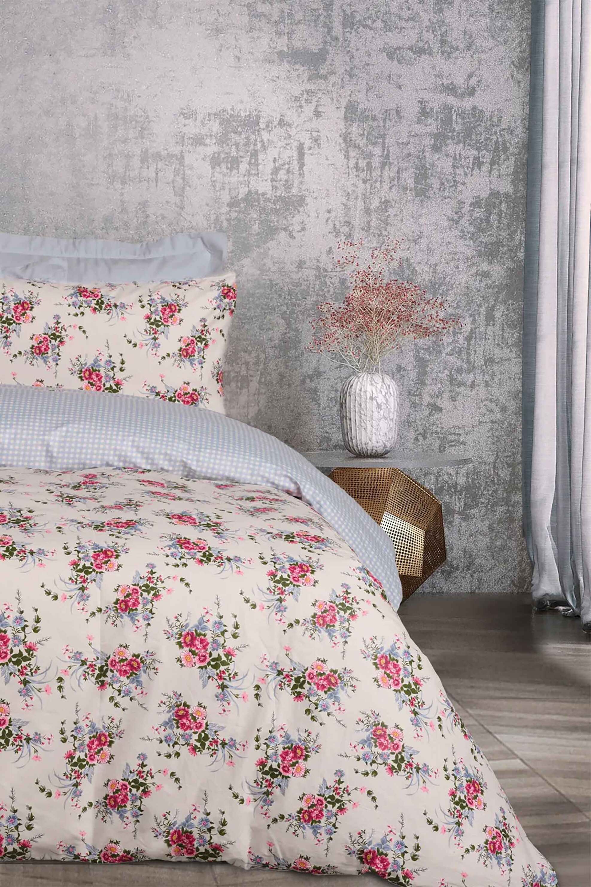 DAS HOME Das Kids σετ παιδικά σεντόνια μονά με μαξιλαροθήκη "9647 Happy" (3 τεμάχια) - 502108109647 Λευκό