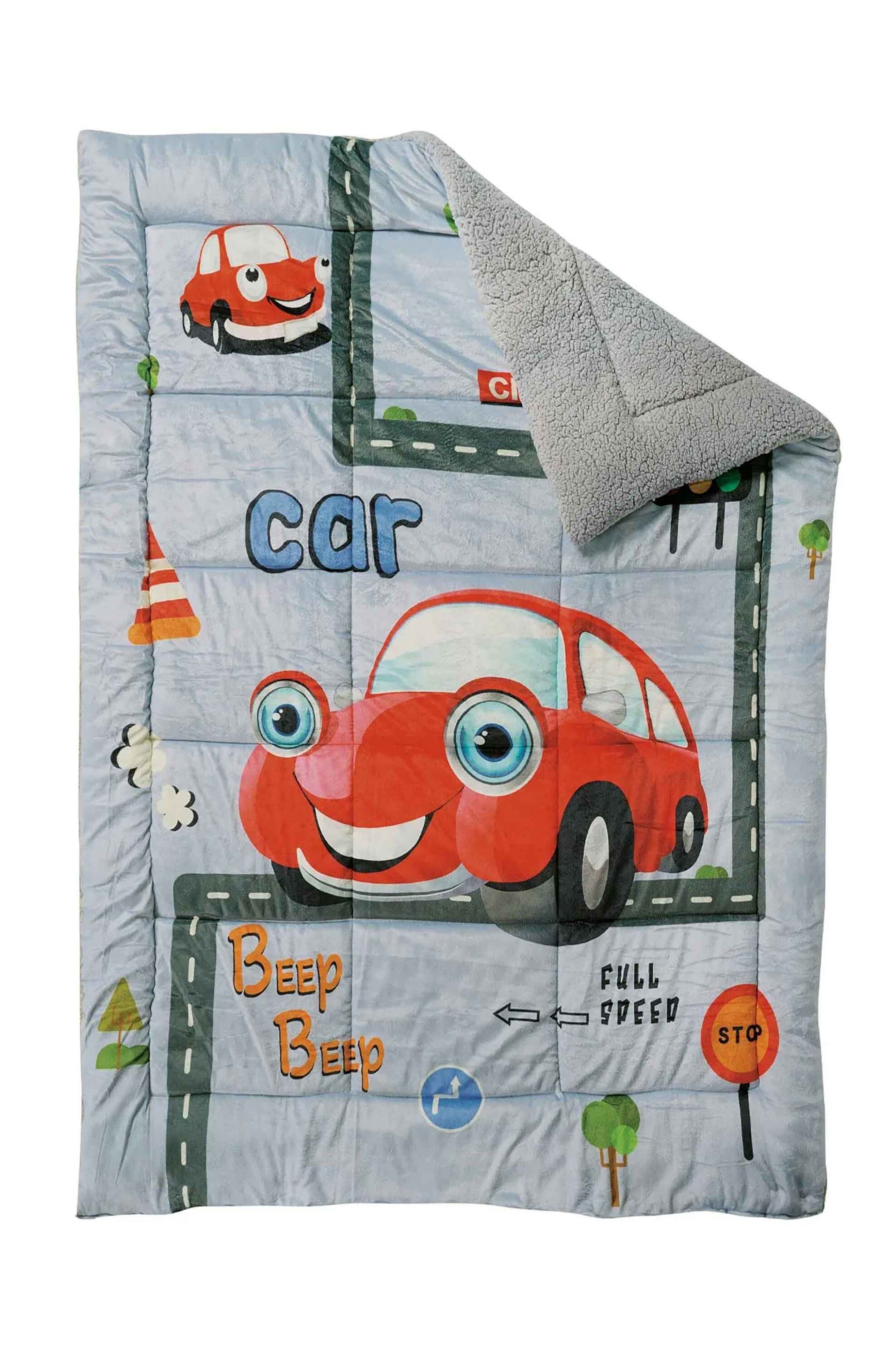 Das Kids παιδικό κουβερτοπάπλωμα μονό "4923" 160 x 220 cm - 421910104923 Γκρι φωτογραφία