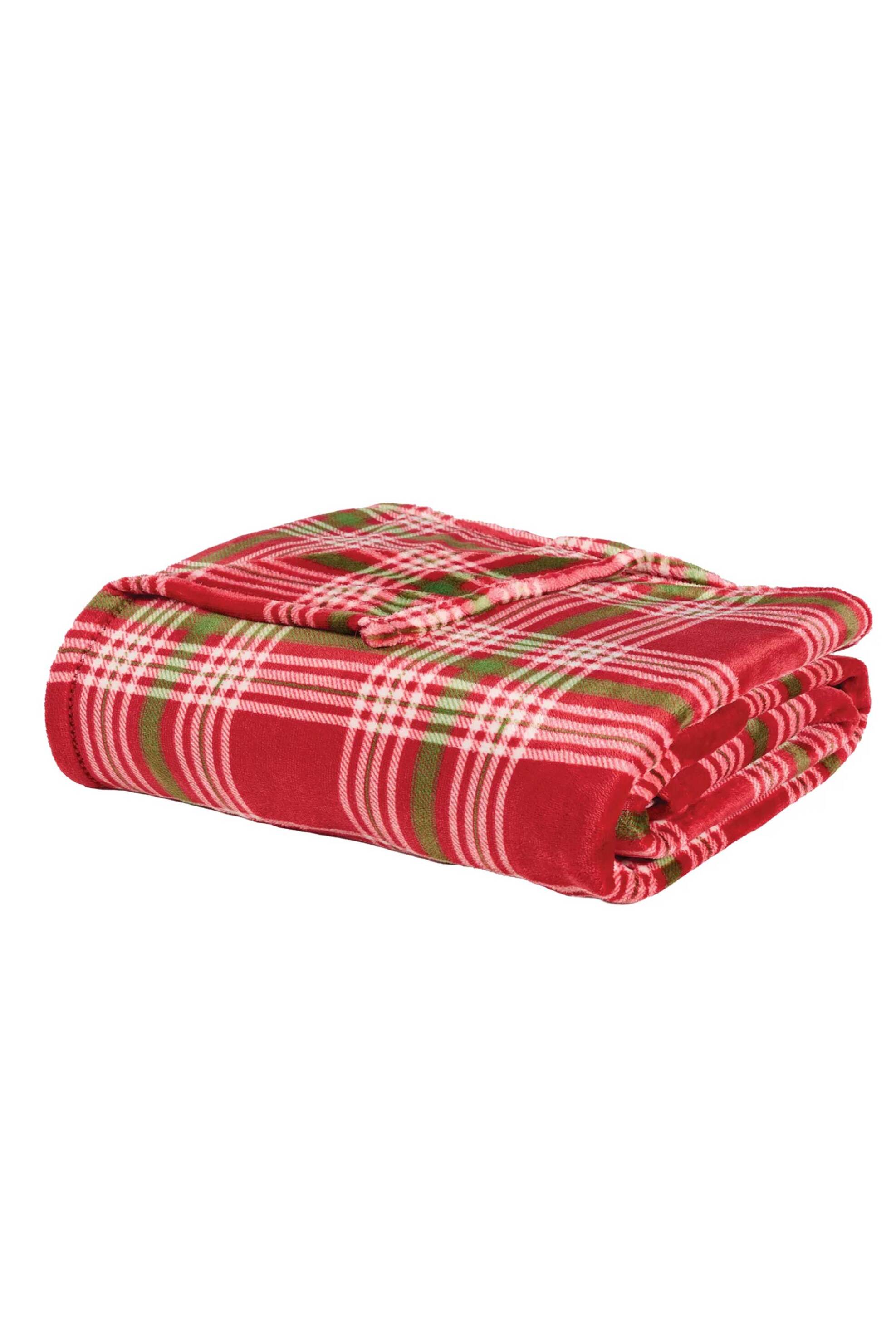DAS HOME Das Home κουβέρτα fleece μονή με καρό σχέδιο "1361" 130 x 170 cm - 420588131361 Κόκκινο