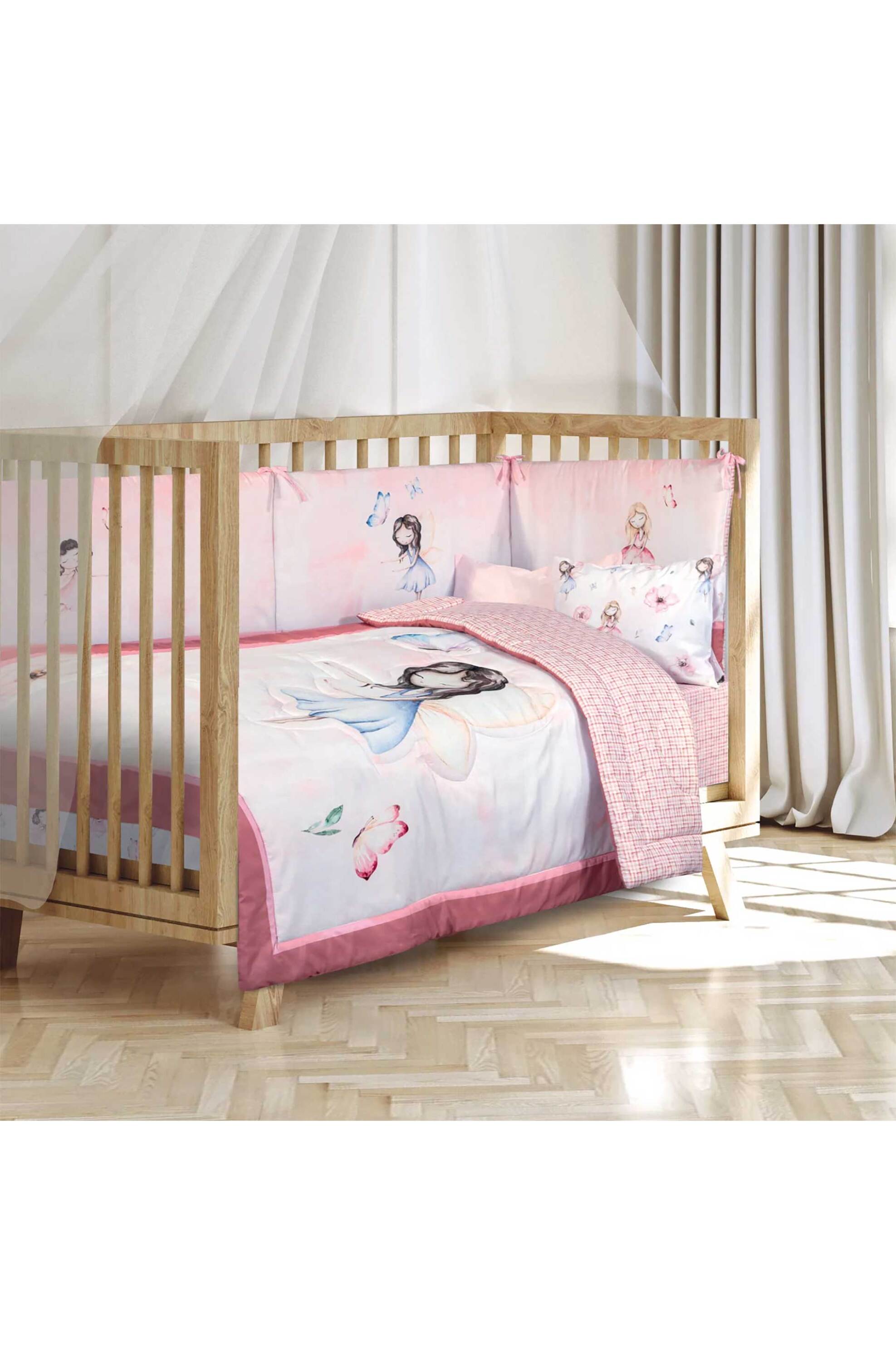 Greenwich Polo Club βρεφικό πάπλωμα λίκνου με all-over print "8849" 110 x 150 cm - 221011108849 Ροζ φωτογραφία