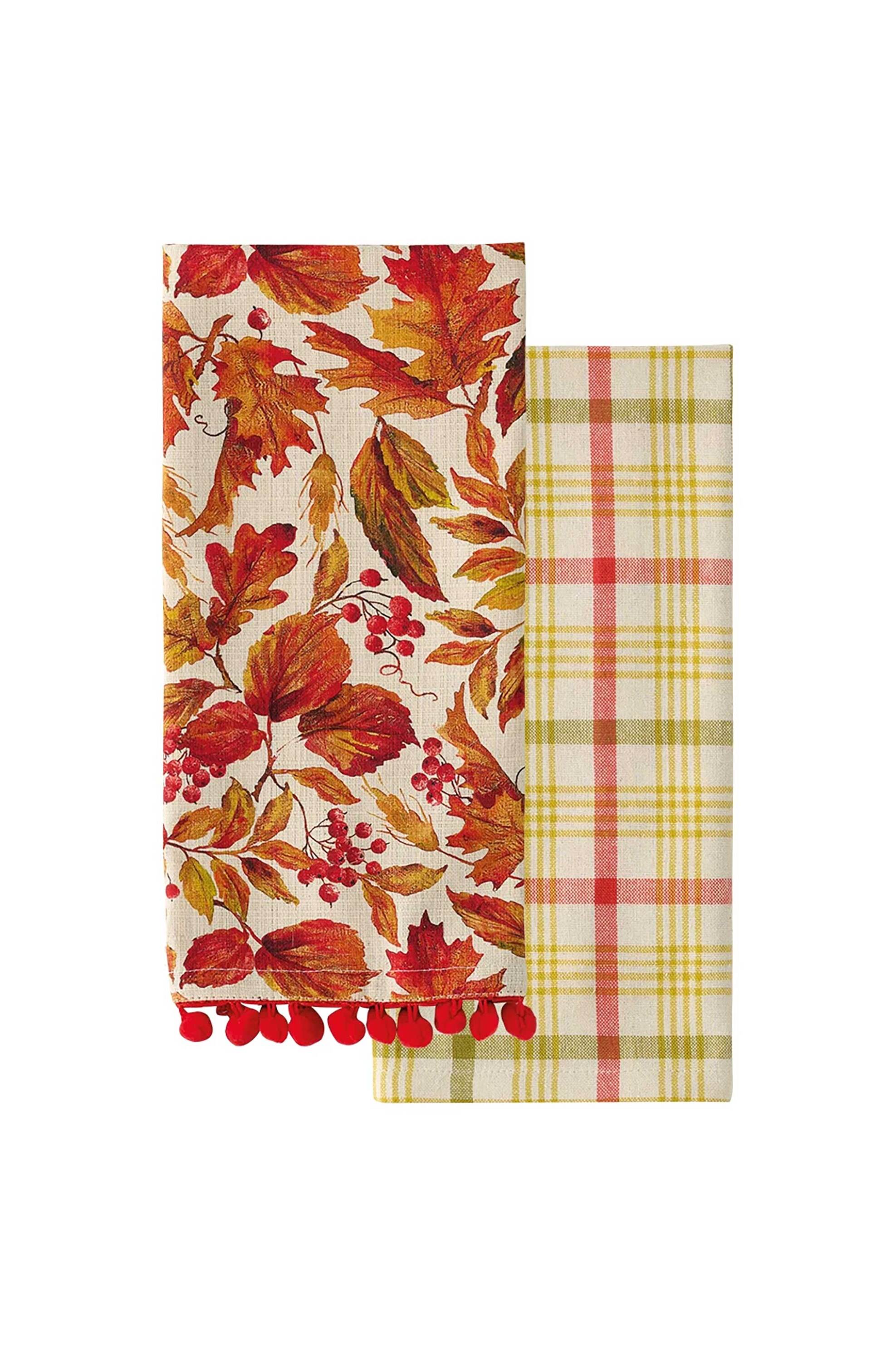 Kentia σετ πετσέτες κουζίνας με σχέδιο "Fazzy 2418" (2 τεμάχια) - 000076343