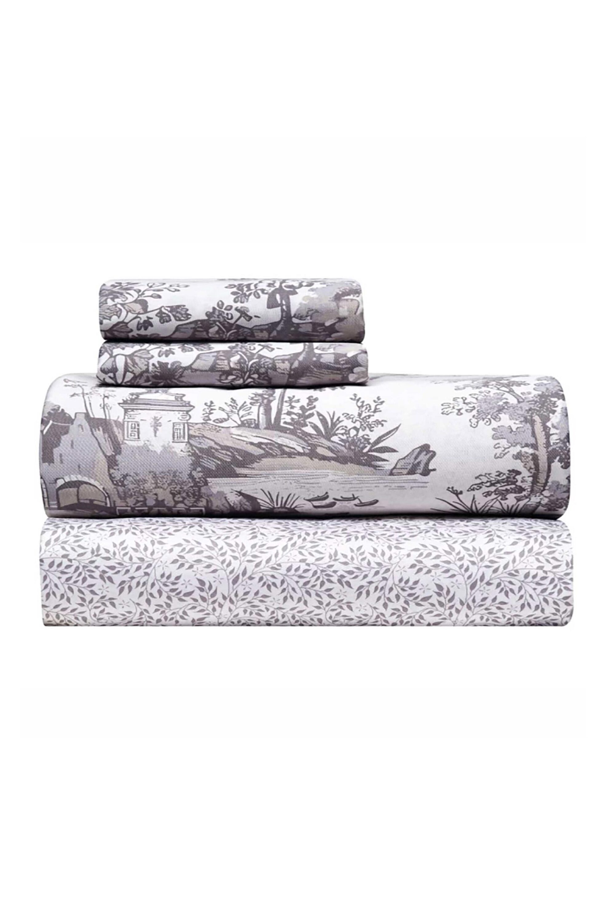 Kentia σετ σεντόνια υπέρδιπλα με μαξιλαροθήκες "Toile" (4 τεμάχια) - 000078384 φωτογραφία