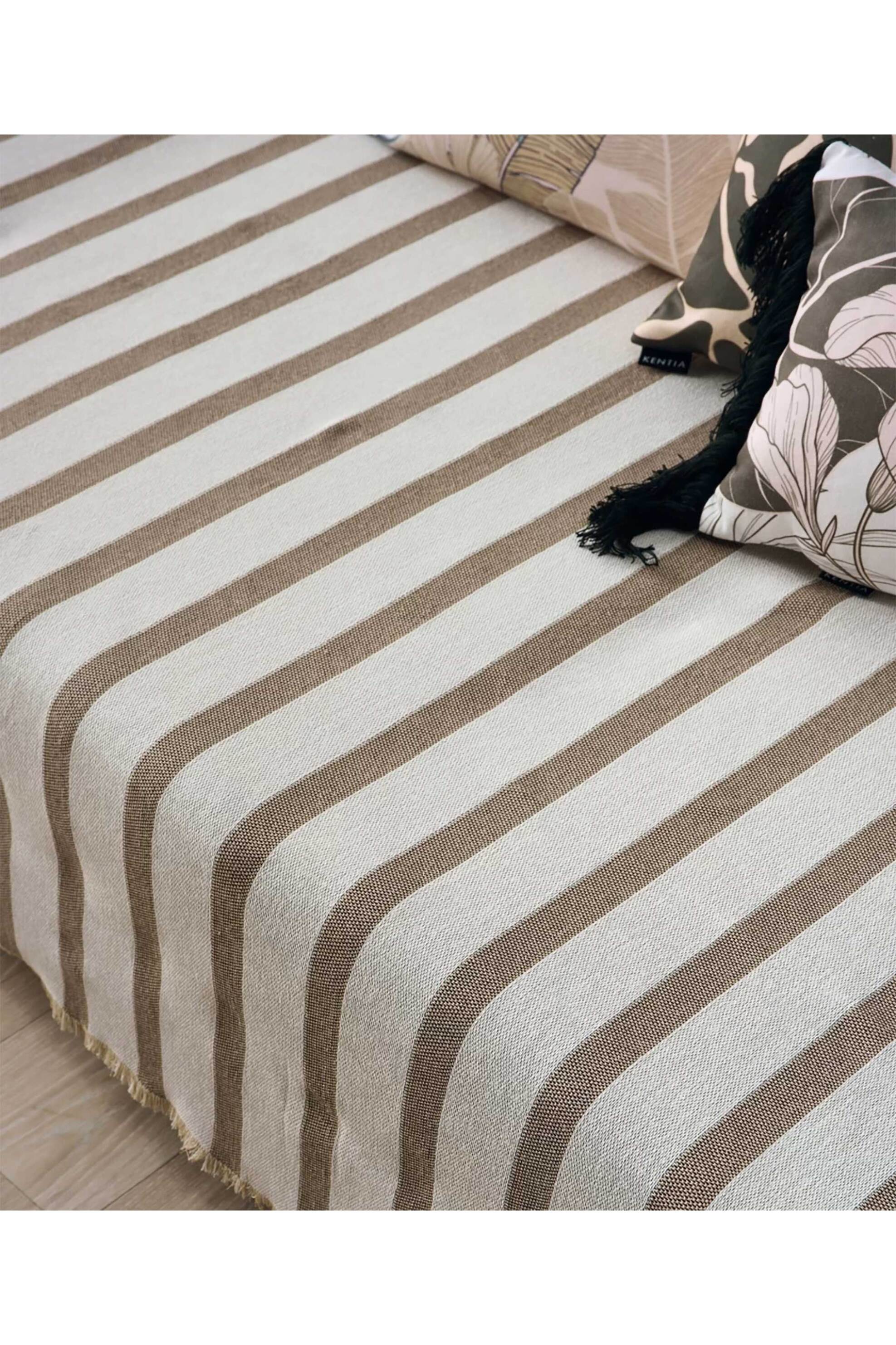 Kentia ριχτάρι τριθέσιου καναπέ "Dangello 04" 180 x 280 cm Εκρού - 000078098 φωτογραφία