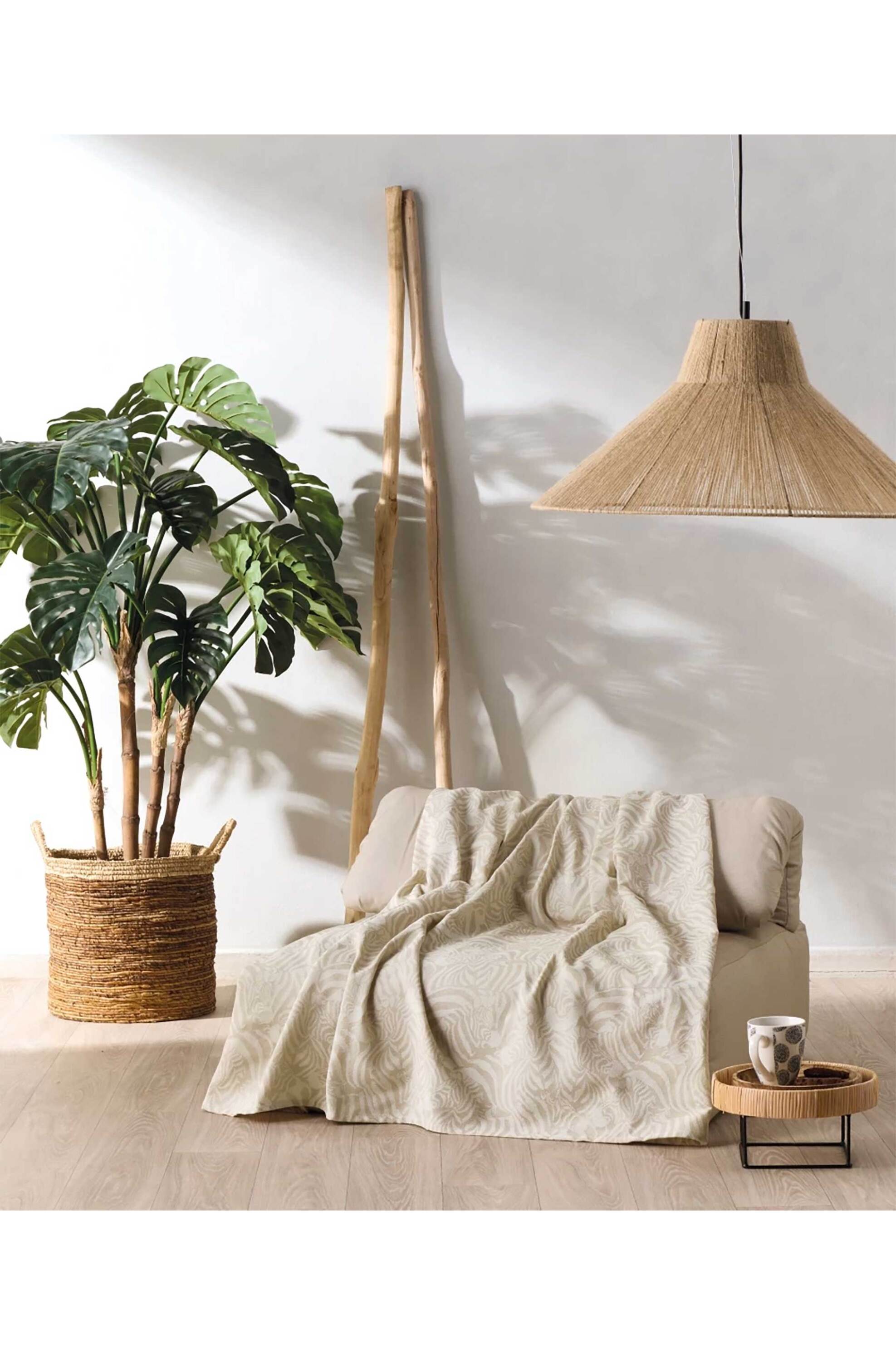 Kentia ριχτάρι διθέσιου καναπέ "Zecora 12" 180 x 240 cm Μπεζ - 000078107 φωτογραφία