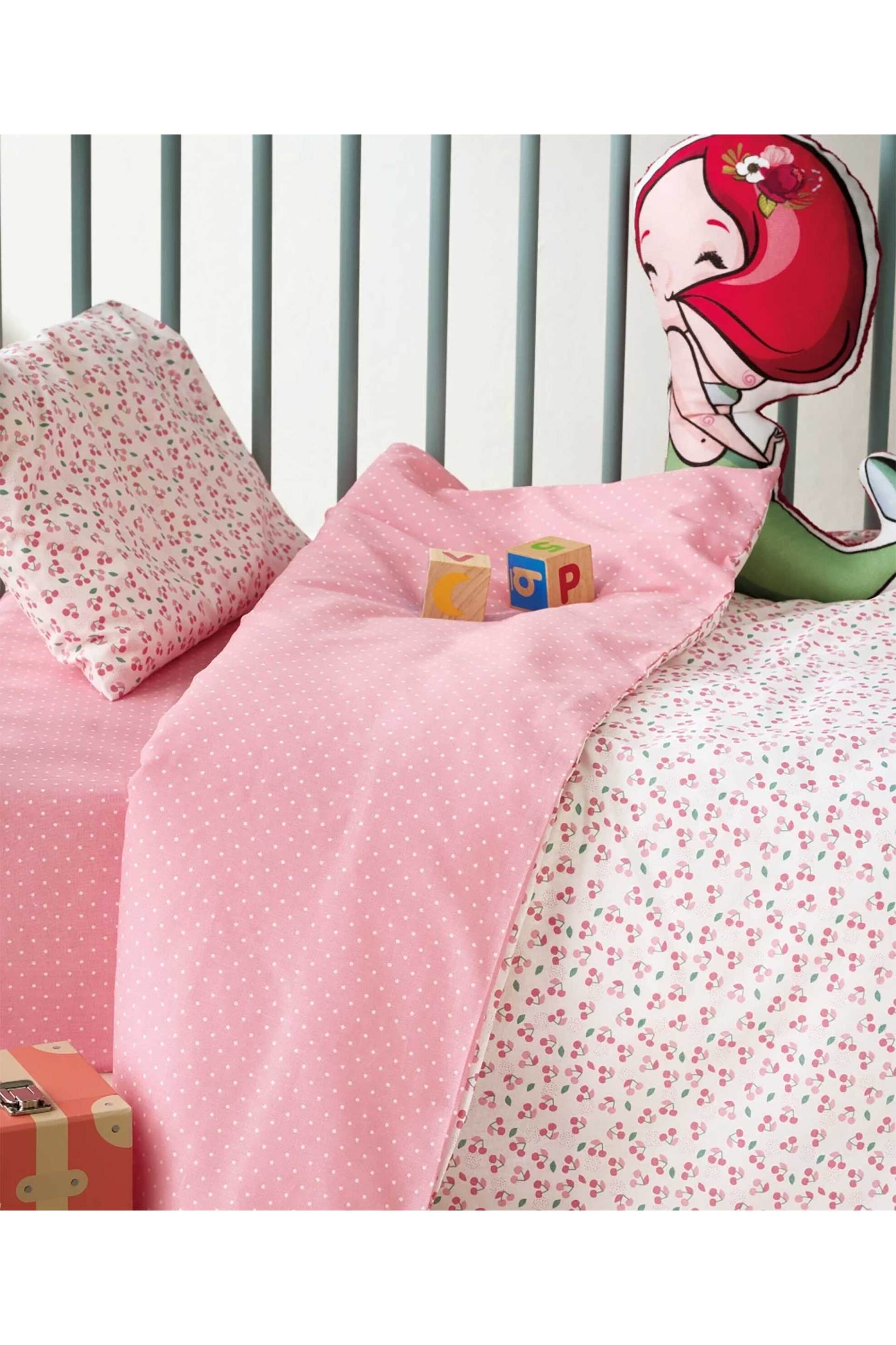 Kentia σετ σεντόνια κούνιας με μαξιλαροθήκη "Cereza" (3 τεμάχια) - 000078504 φωτογραφία