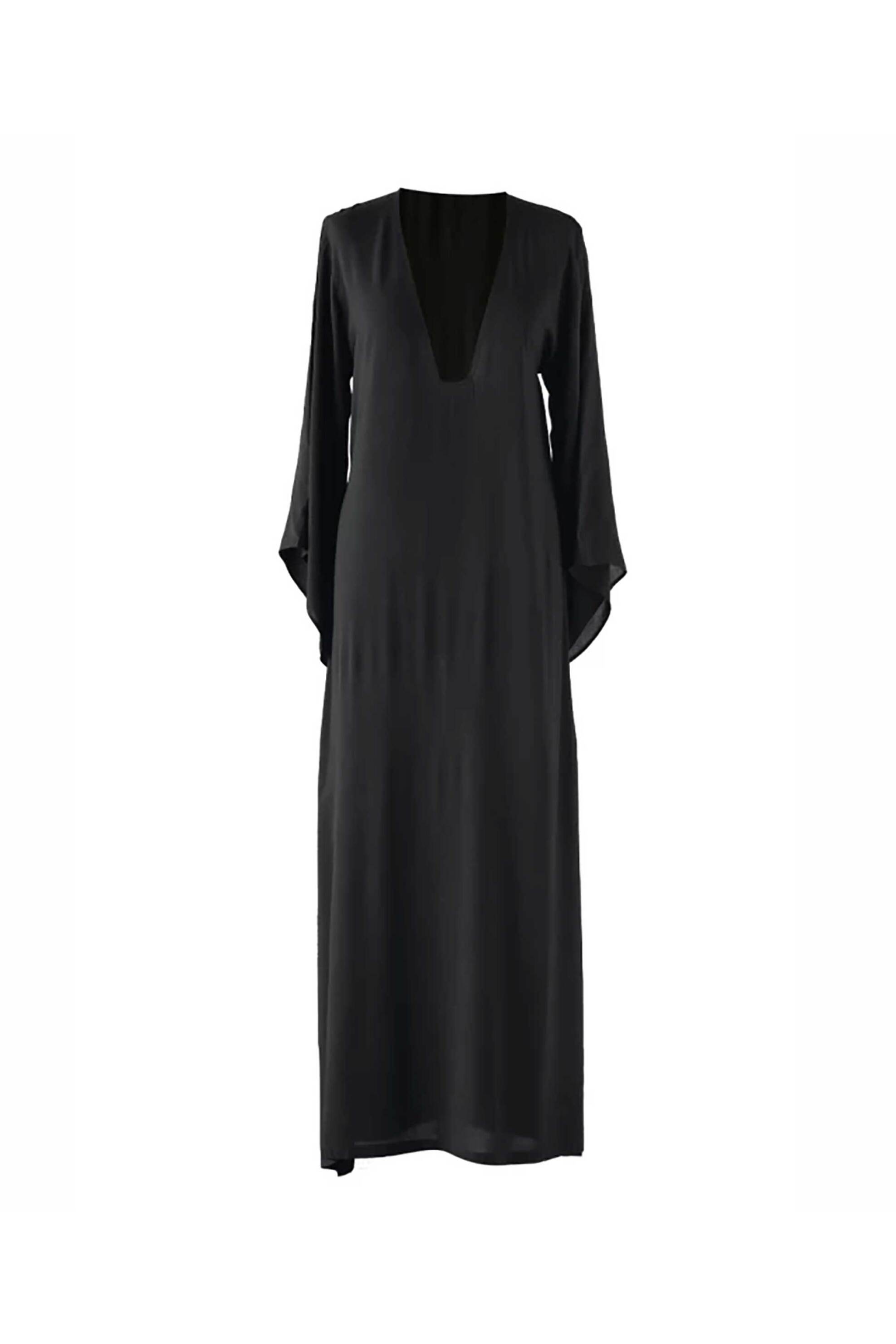 Kentia γυναικείο maxi φόρεμα παραλίας μονόχρωμο - 000078045 φωτογραφία