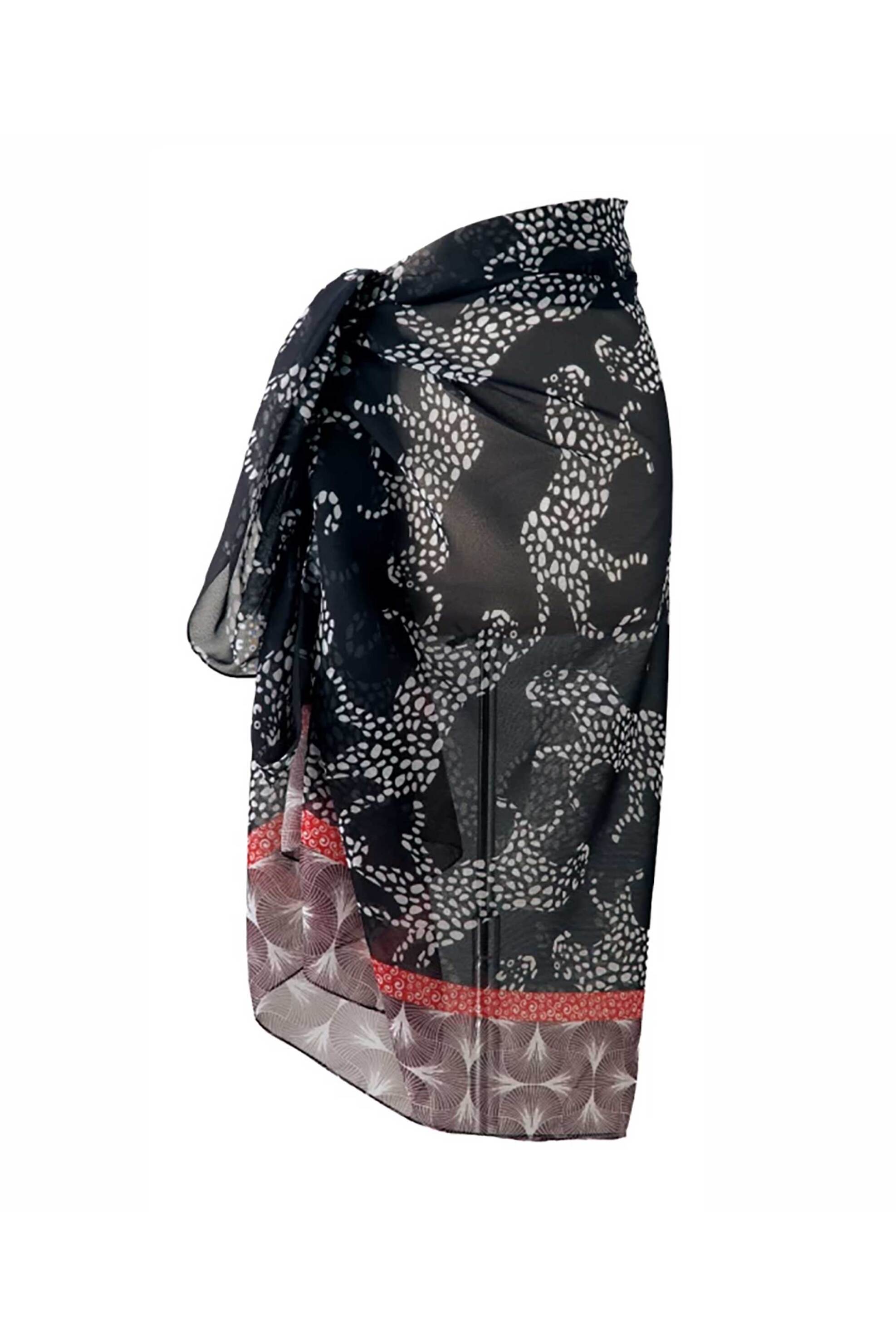 Kentia γυναικείο παρεό παραλίας με floral print "Sarong 252" - 000078048