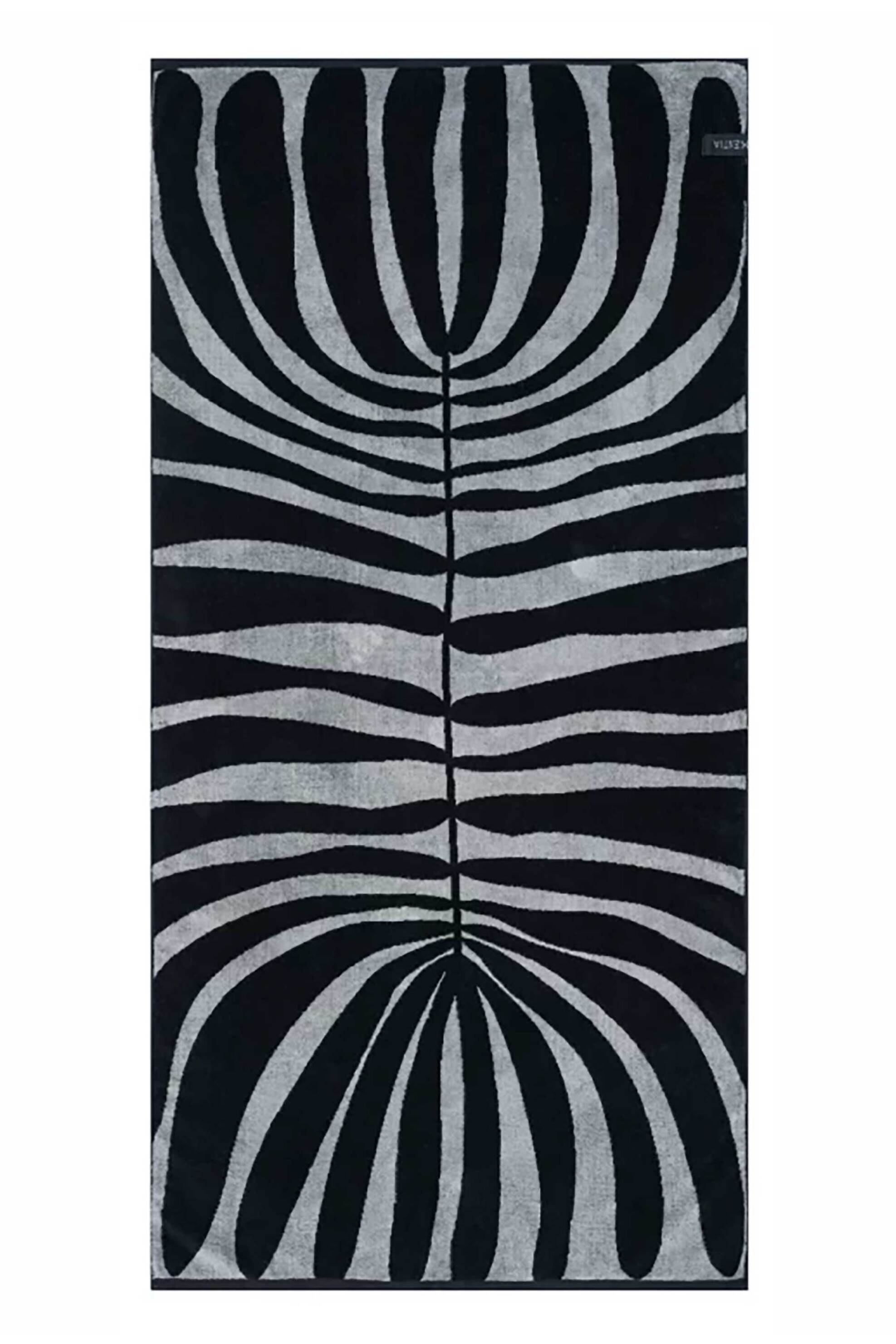 Kentia unisex πετσέτα θαλάσσης βελουτέ "Ζebara" - 000078198