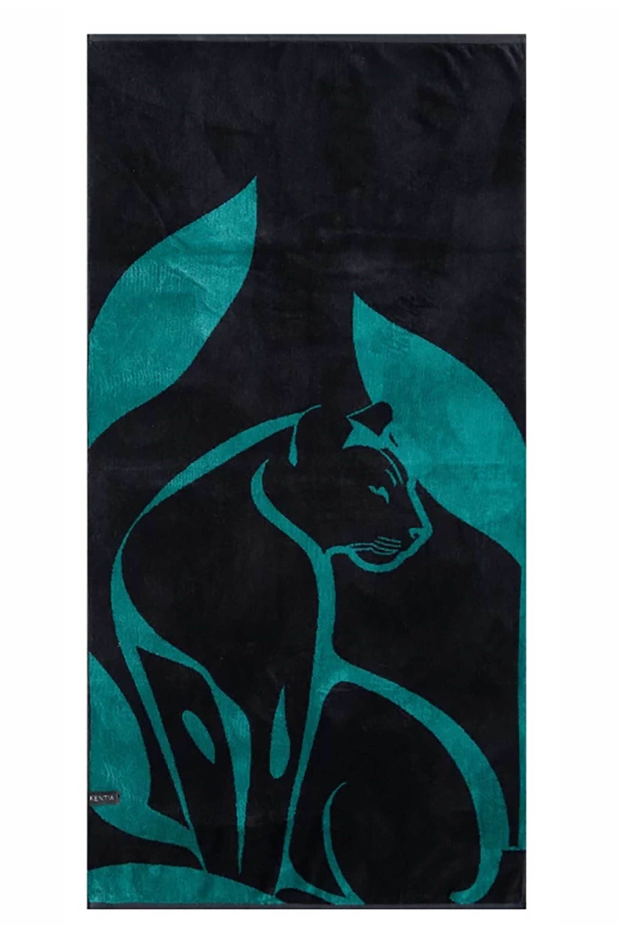Kentia unisex πετσέτα θαλάσσης βελουτέ "Jaguar" - 000078200
