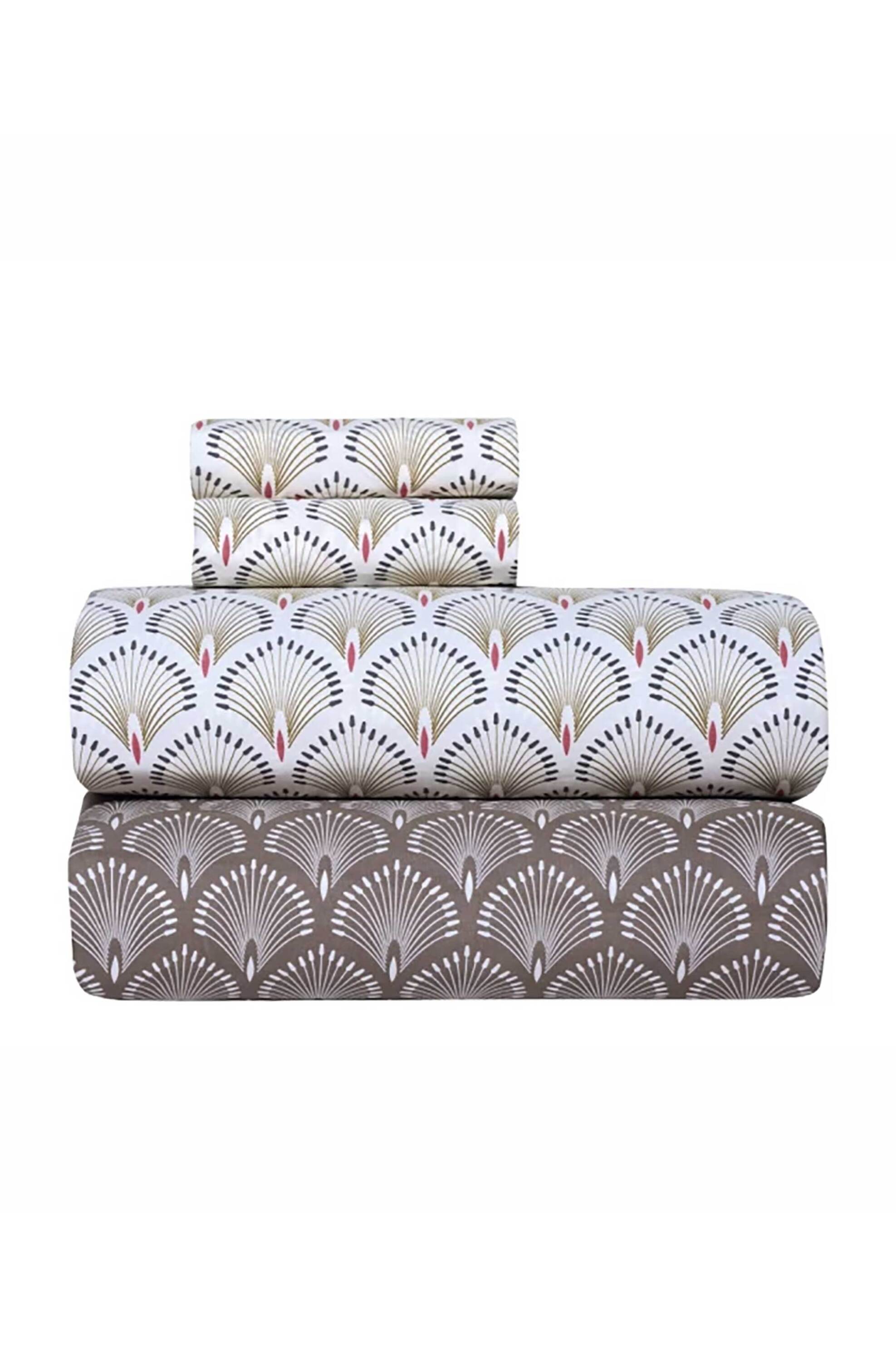 Kentia σετ σεντόνια υπέρδιπλα με μαξιλαροθήκες με all-over print "Arco 26" (4 τεμάχια) - 000079312 φωτογραφία