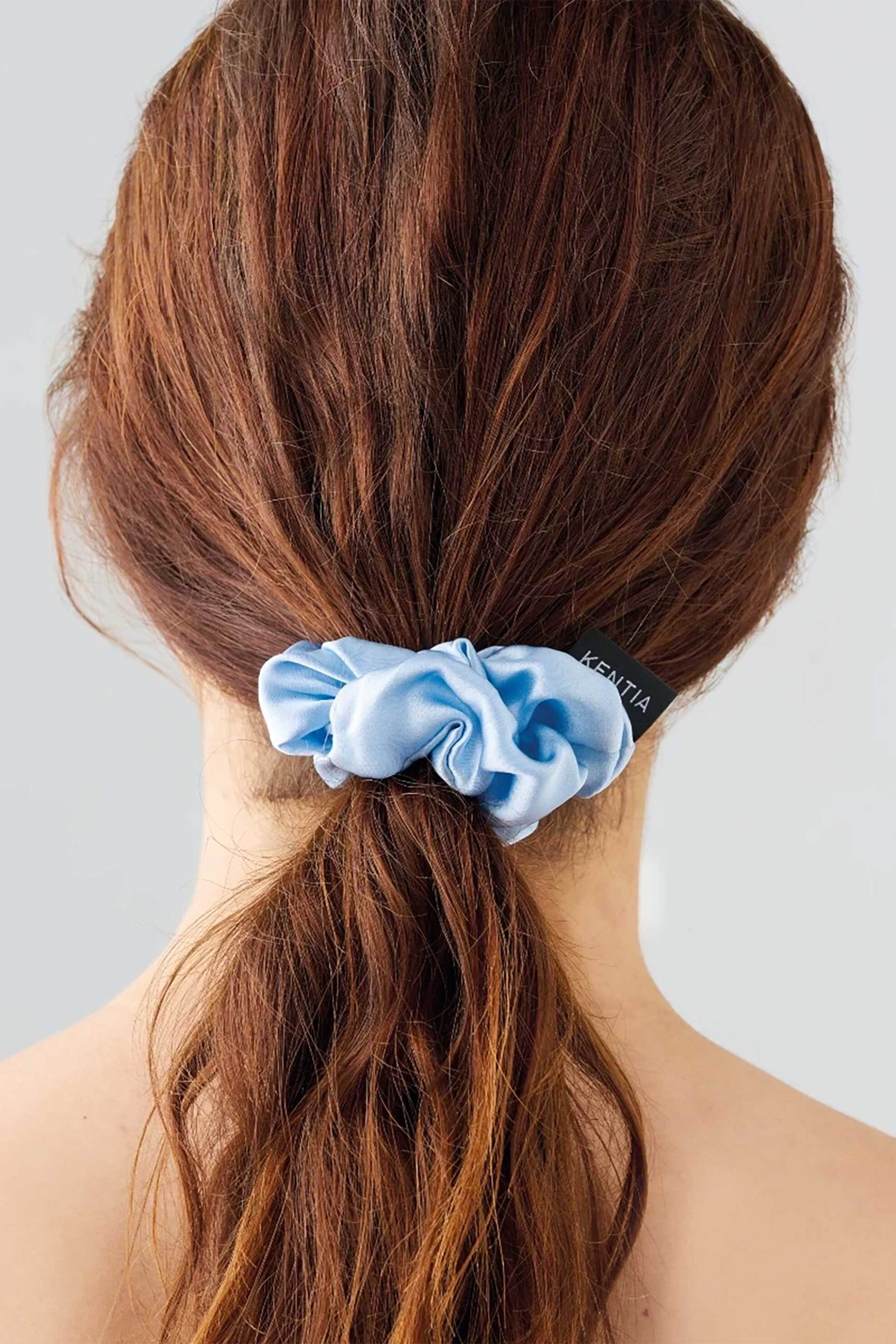 Kentia γυναικείο scrunchie μονόχρωμο 