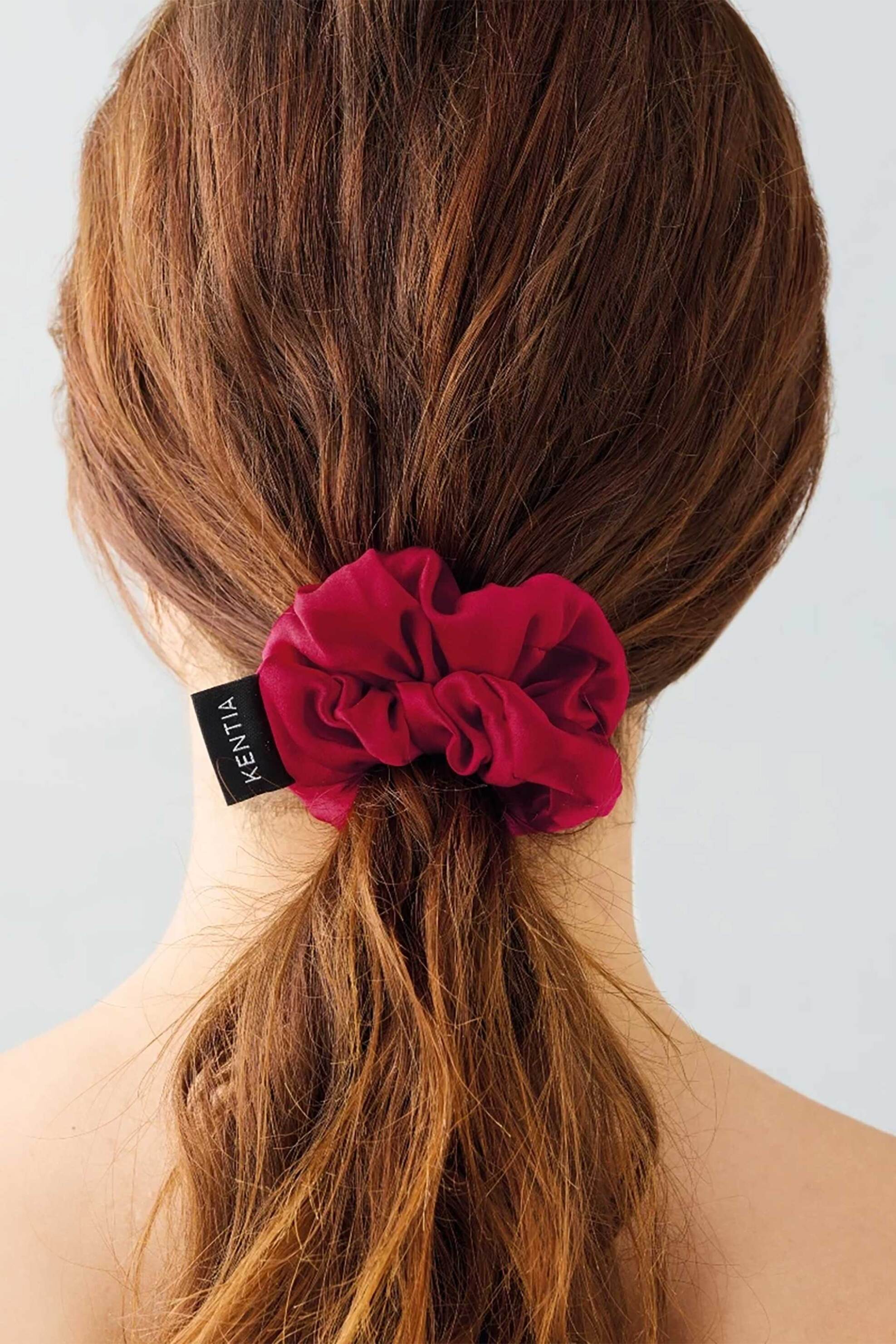 Kentia γυναικείο scrunchie μονόχρωμο 