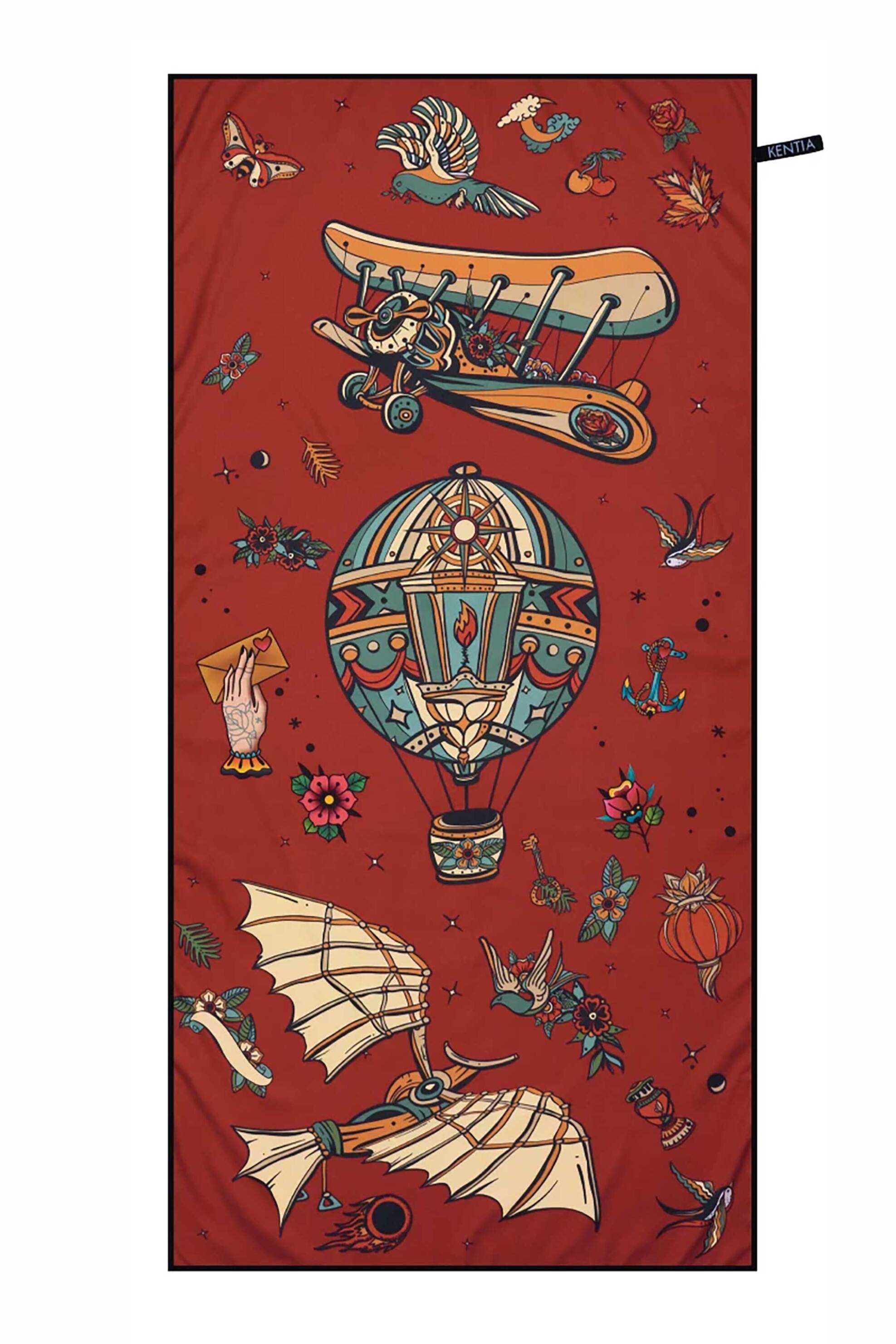 Kentia unisex πετσέτα θαλάσσης 80 x 160 cm "Resort 2613" - 000081104